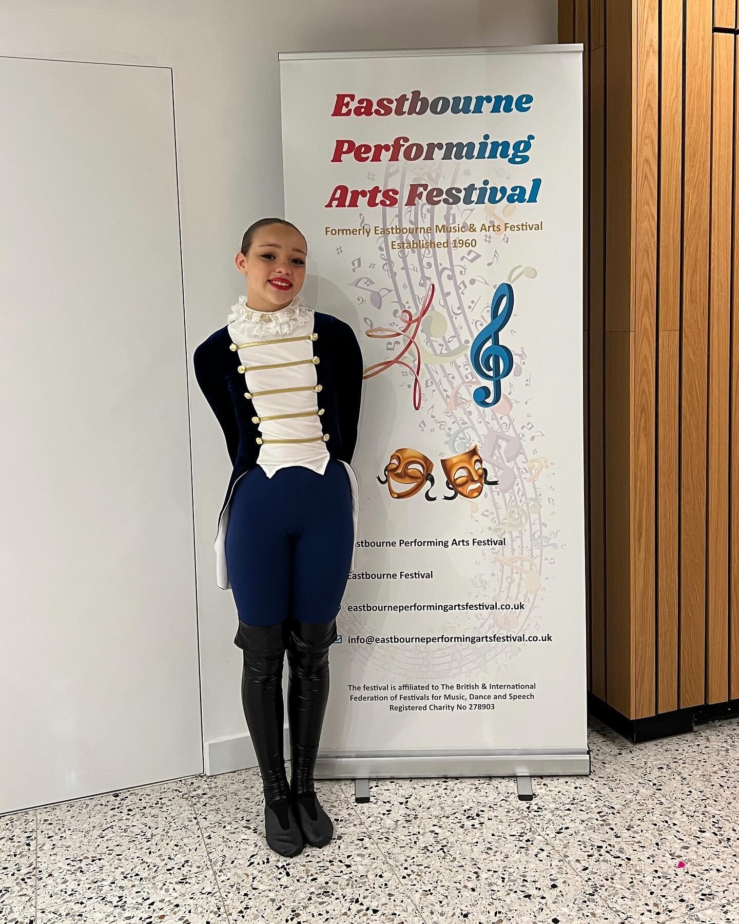 Congratulations to Ella for coming 4th and qualifying for @allenglanddance regionals with her jazz solo in a very strong section at Eastbourne festival! 🎉🏅

And congratulations also to Sophia for also coming 4th with her ballet solo. 🩰🌟

We&rsquo