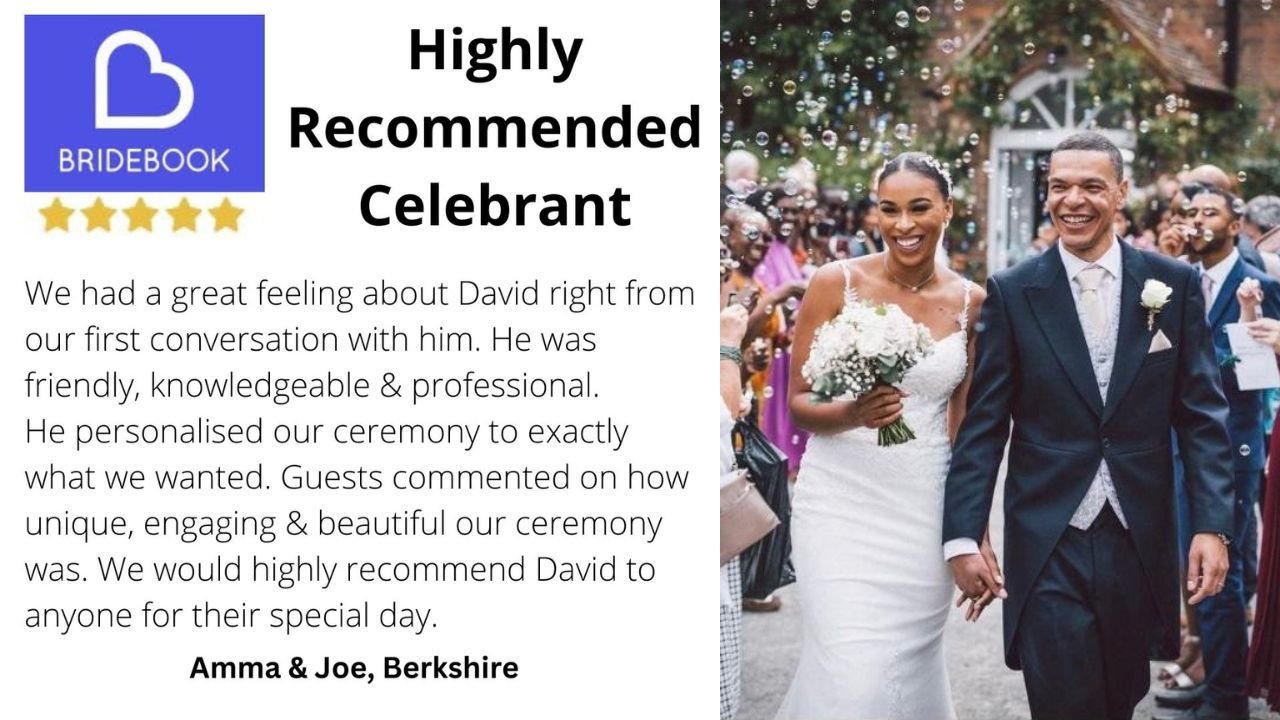 David Willis Wedding Celebrant at a Berkshire Wedding Venue