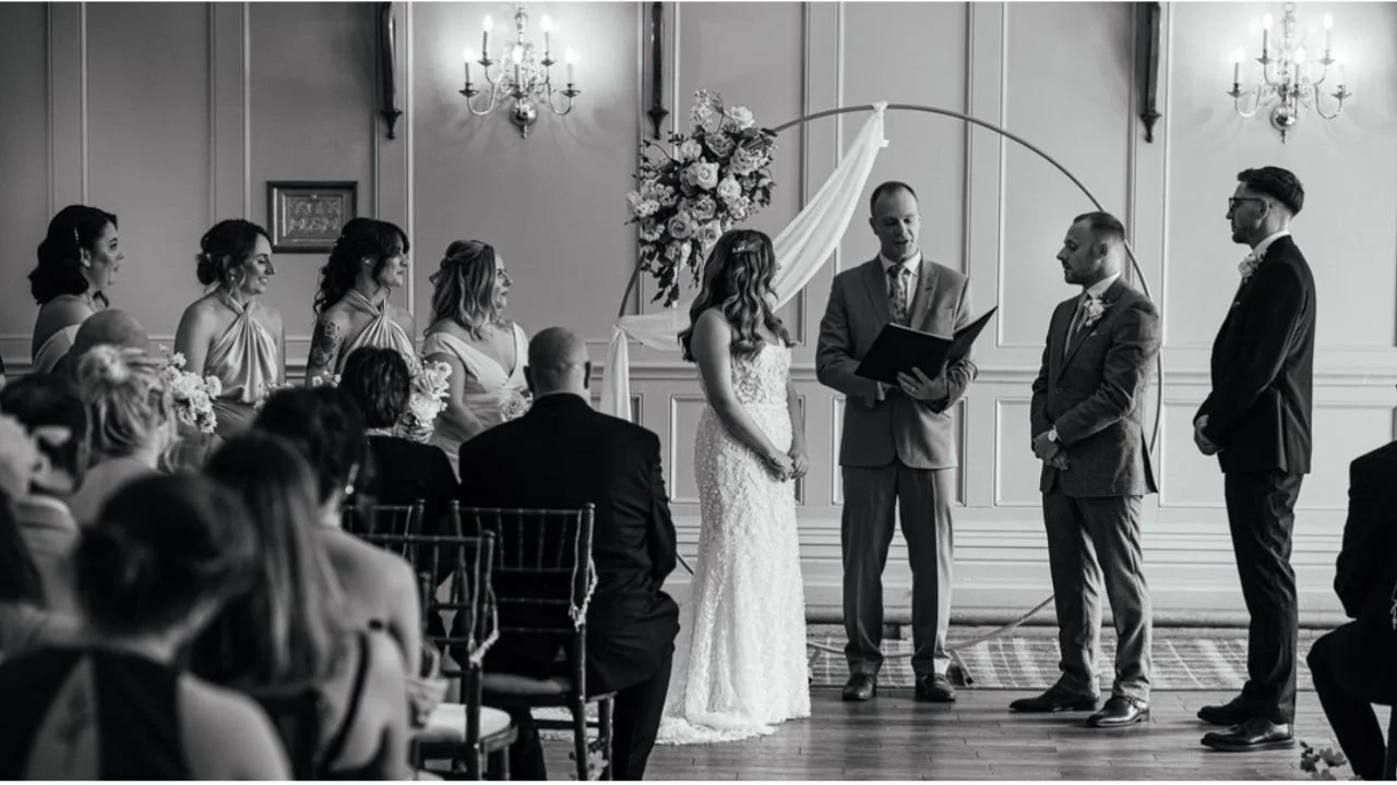 Romantic and fun wedding ceremony with David Willis Sheffield Wedding Celebrant