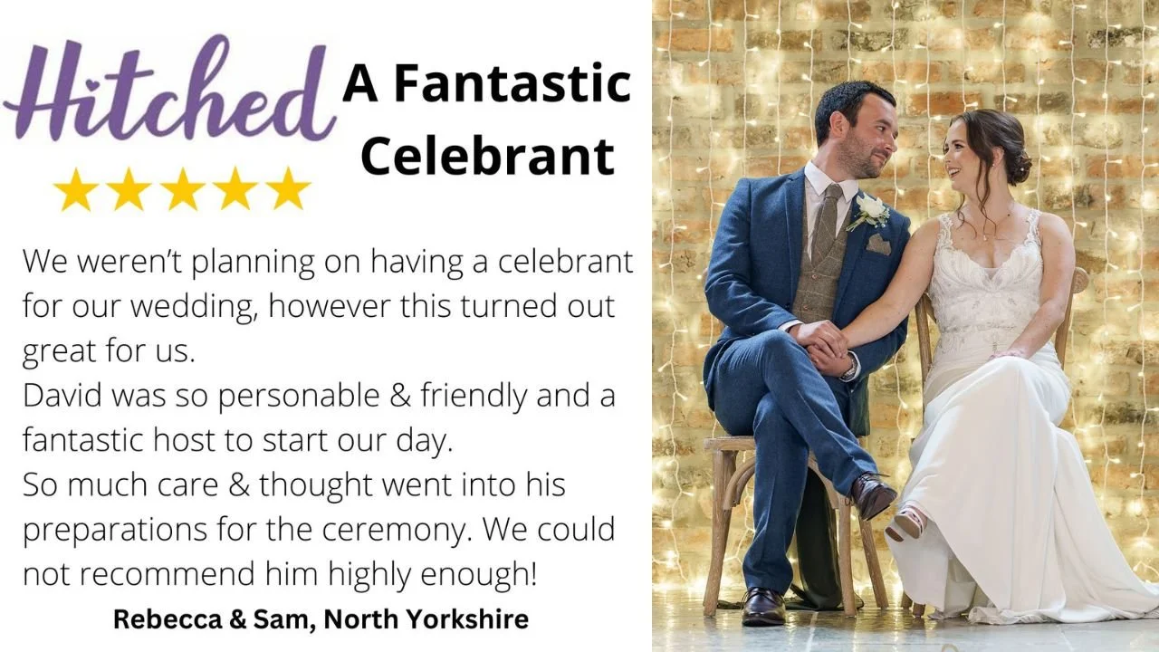 The Oakwood at Ryther best wedding celebrant David Willis yorkshire