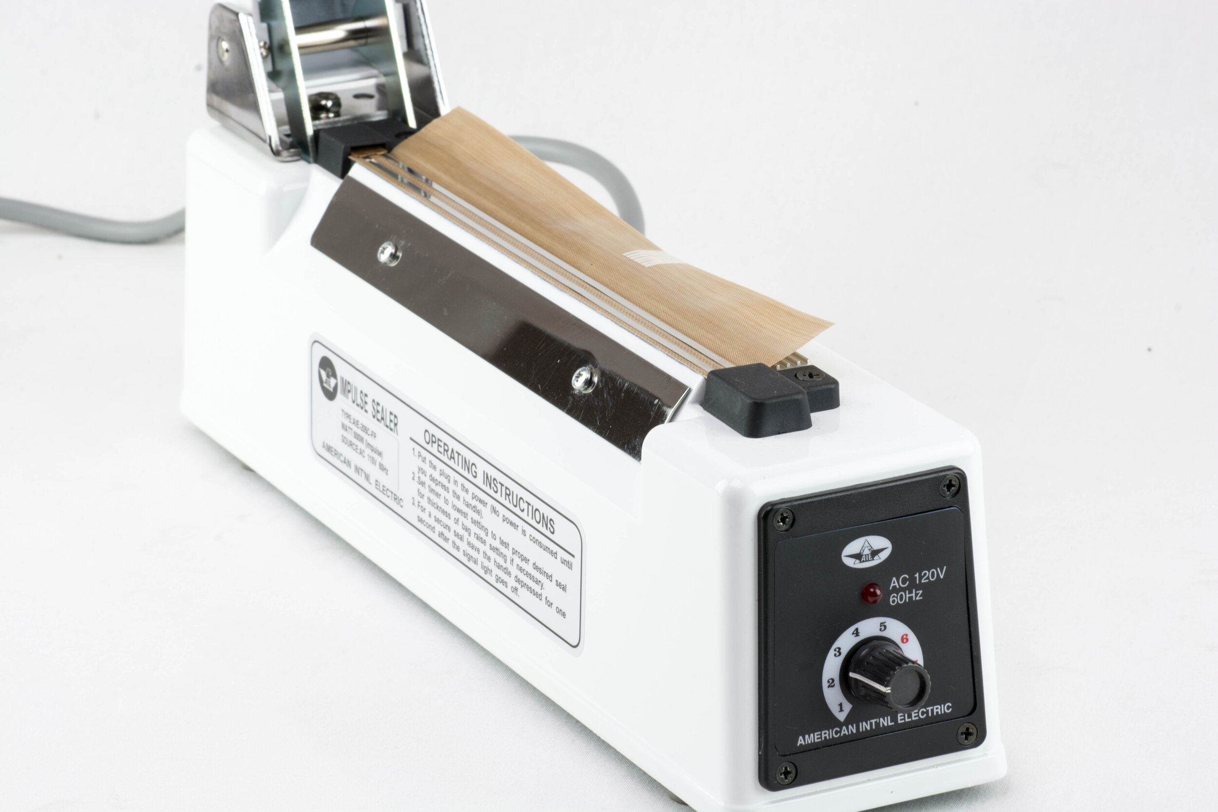 AIE-205 8 Handheld Heat Impulse Bag Sealer W 5mm Seal