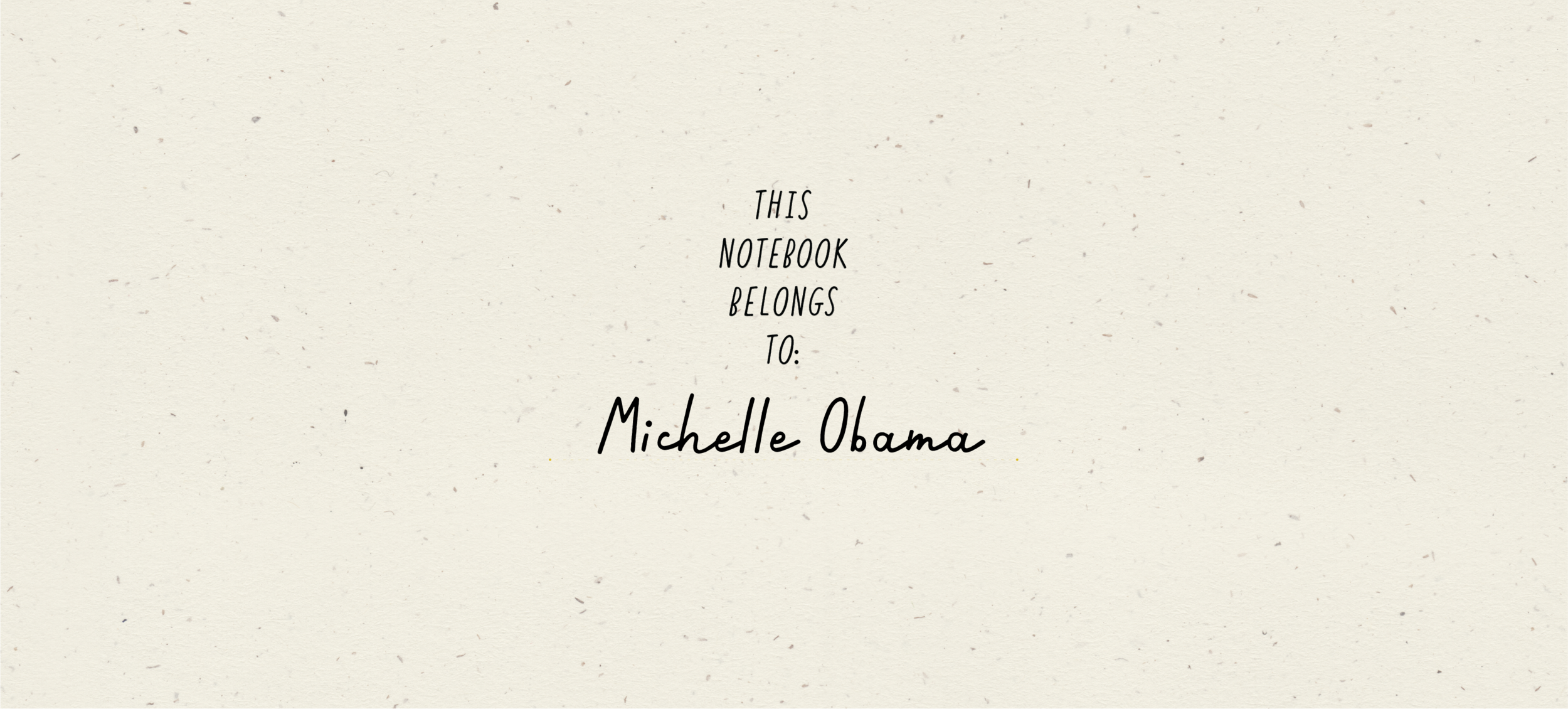 I designed, printed, and hand-bound a recipe notebook that was gifted to Mrs. Obama in the initial pitch meeting with Higher Ground Productions.