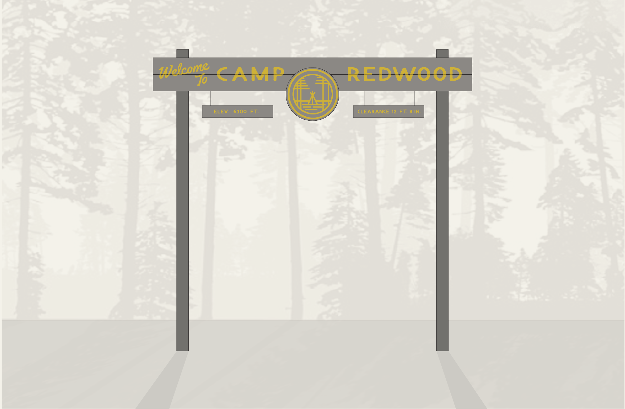 On American Horror Story: 1984, I designed the graphics for an entire 1980s era summer camp that we built from the ground up.