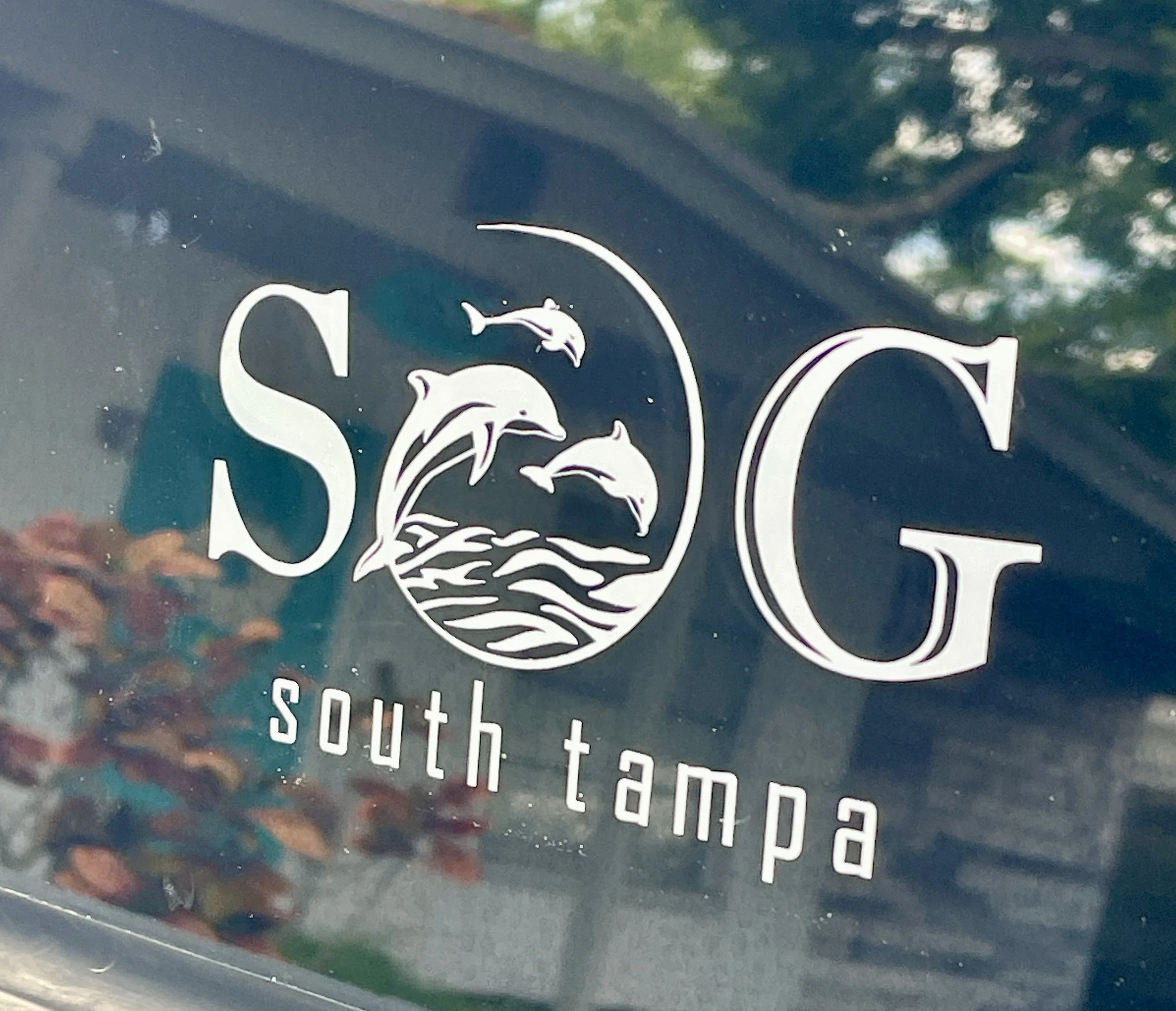 SOG Dolphins Car Window Decal