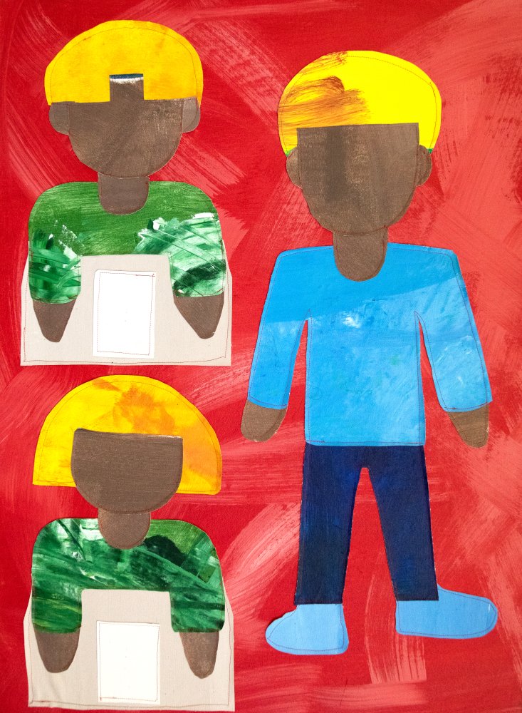 "My Teacher" (36 x 22), $800