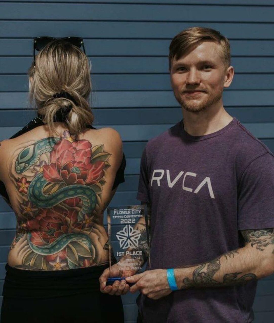 Huge shout out to our resident badass Jon Odell for taking two 1st place wins home from the Flower City Tattoo Convention this past weekend! I&rsquo;m so proud of this dudes hard work and determination. It&rsquo;s been amazing seeing him excel since 