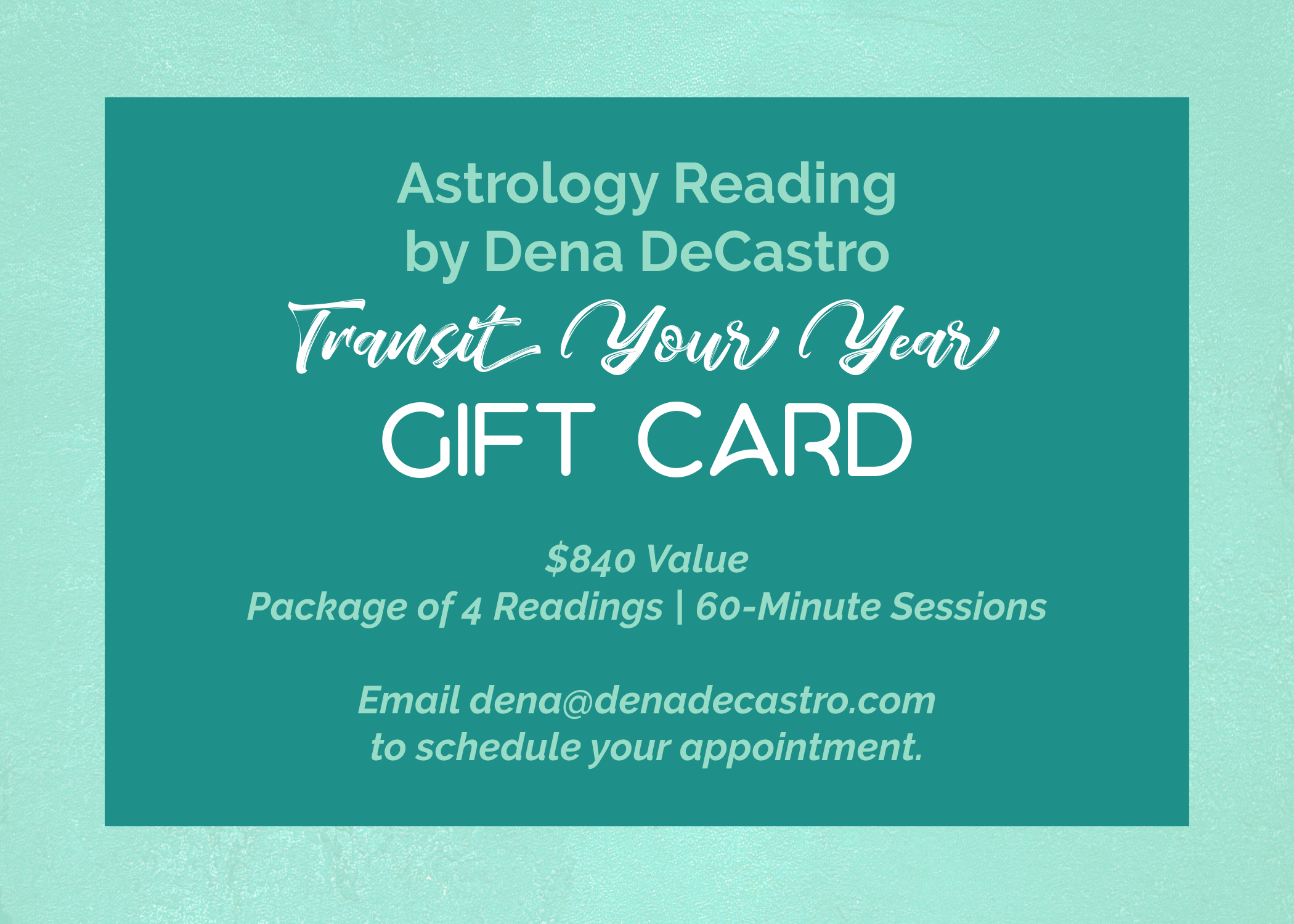 Gift Card: Transit Your Year