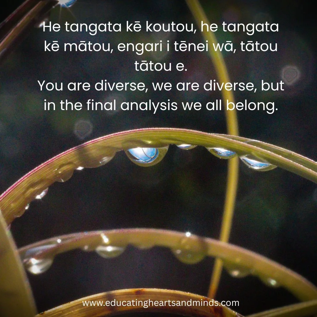 Unity through inclusion - what does that look, sound and feel like in your setting?
What intentional practices are you using to help each mokopuna feel a deep sense of belonging within the learning community?
How do you ensure that your teaching crea