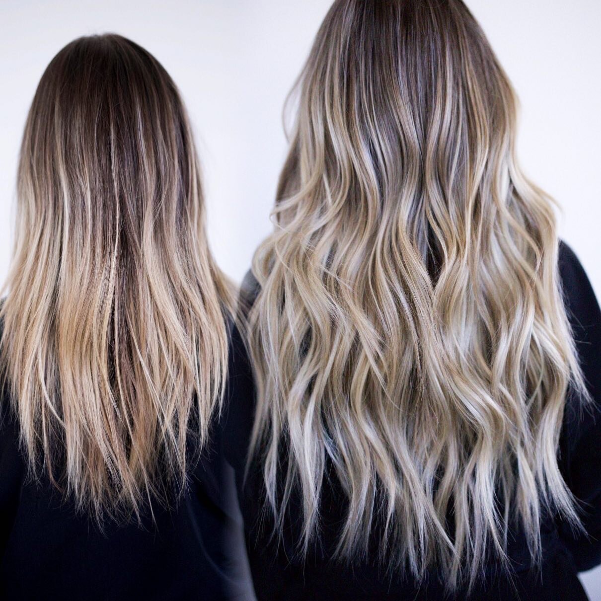 ✌🏻rows of 18&rdquo; hand-tied @bombshellextensions. This blend is seamless and I. Am. Here. For. It. 👏🏻🤩
.
.
.
@bethconlinhair
#bethconlinhair
.
.
.
#modernsalon #americansalon #behindthechair #beautylaunchpad #maneinterest #handtiedextensions #b