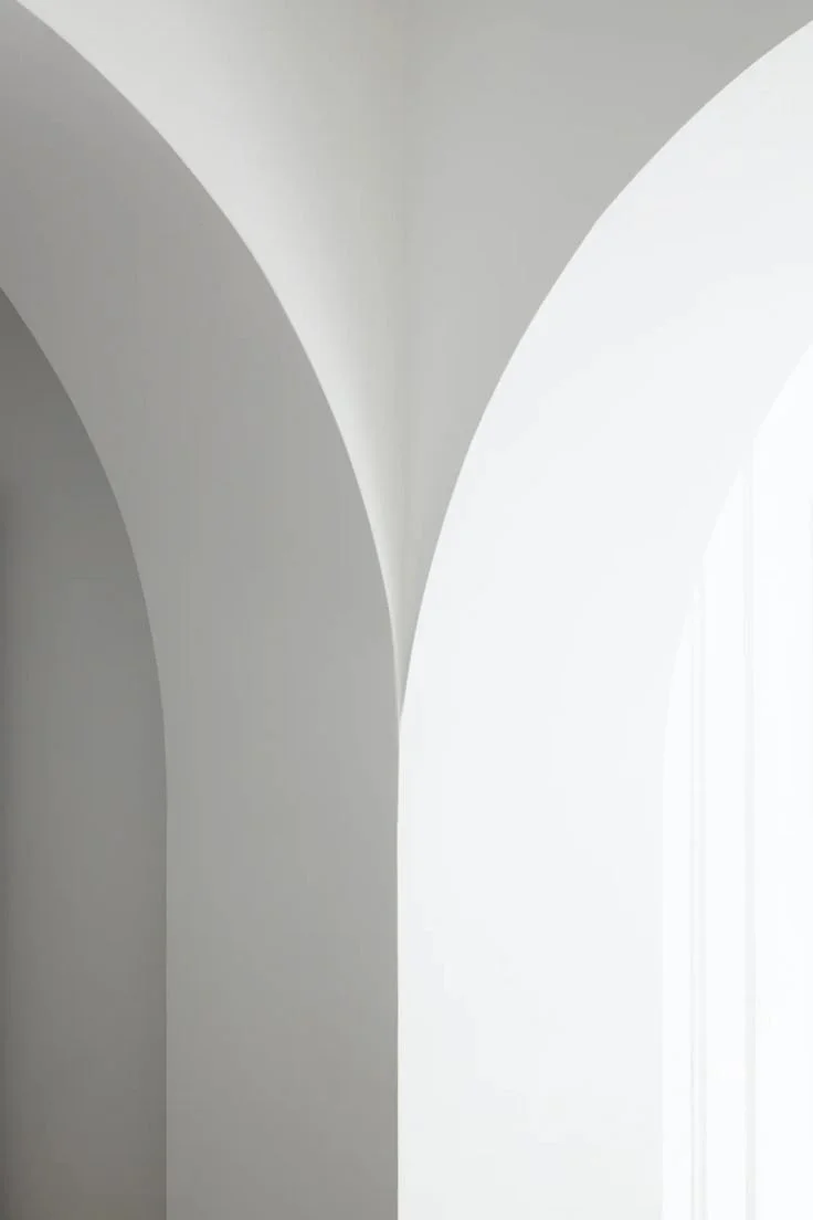 Abstract architectural geometry with clean lines