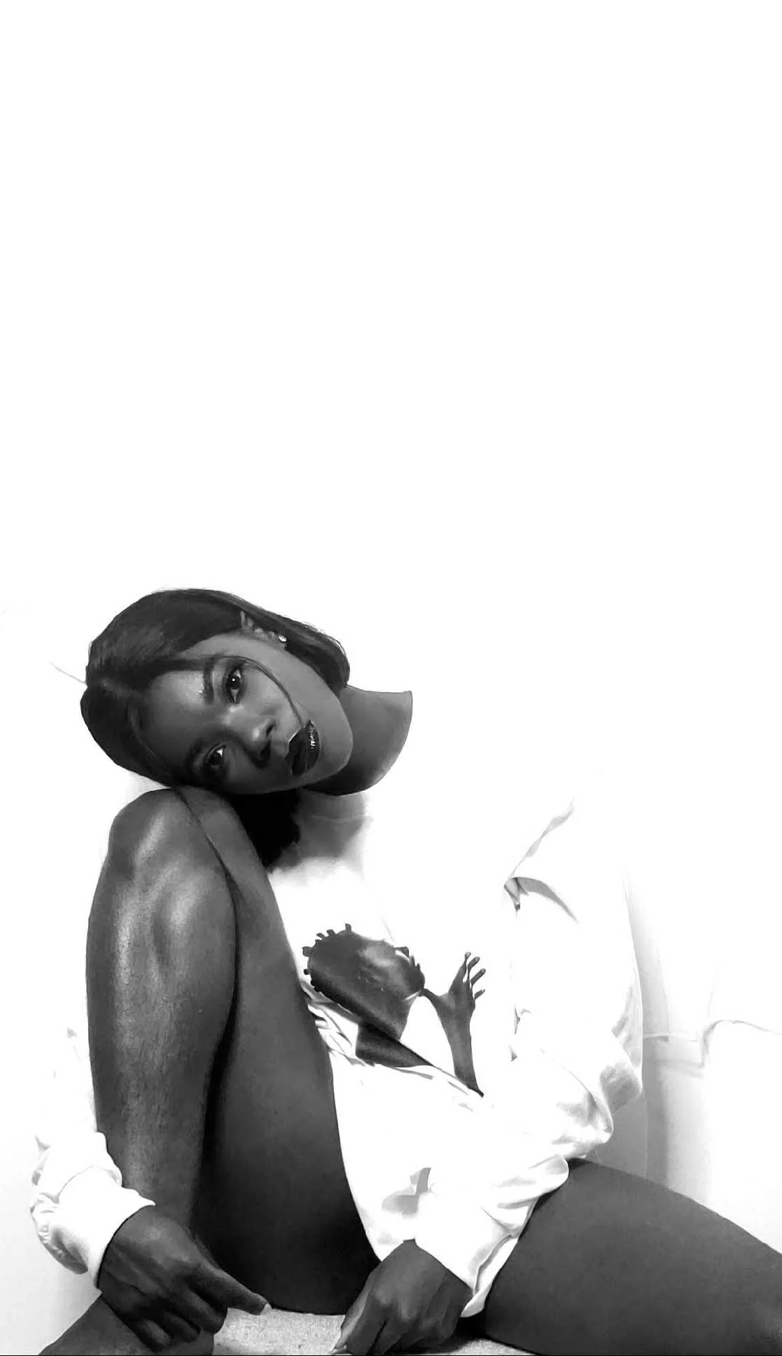 Blunt Cut Bob w/Middle Part