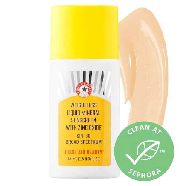first aid beauty mineral sheer tint sunscreen
