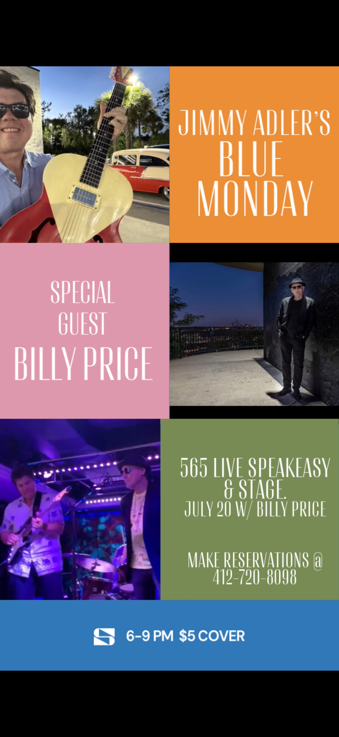 Blue Monday w/ Billy Price