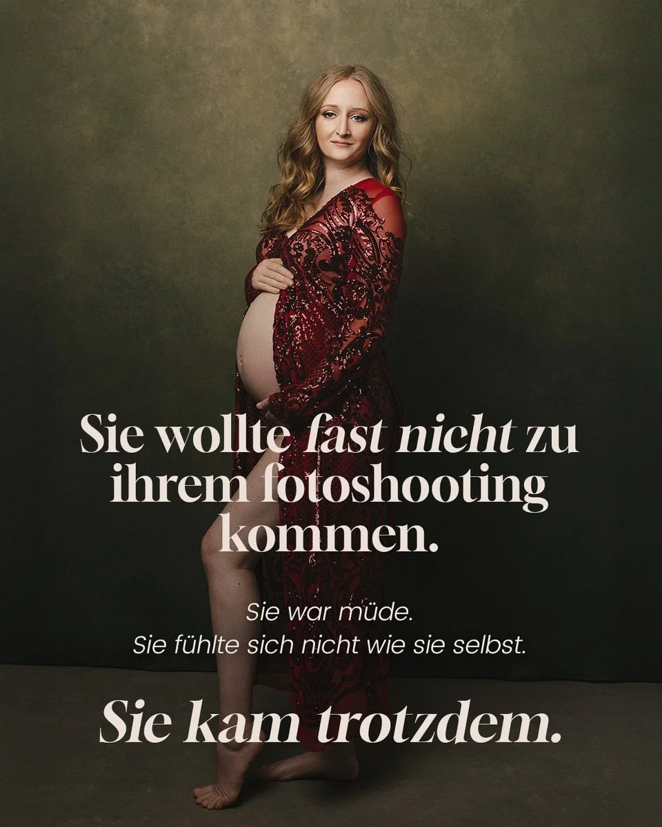 Sie war m&uuml;de, unsicher &mdash; &uuml;berzeugt, dass der Moment noch nicht richtig war. Aber sie ging trotzdem durch diese Studiot&uuml;r. Und was dann geschah, hat die Art ver&auml;ndert, wie sie sich selbst sieht. F&uuml;r immer.
Das ist es, wa