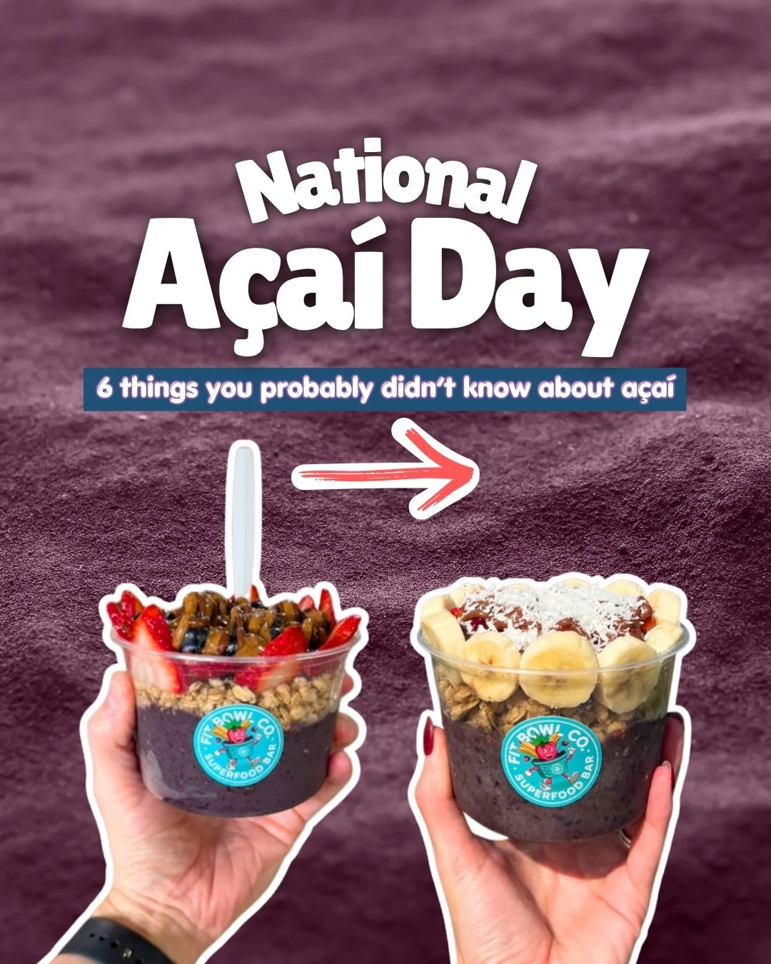 POV: your favorite superfood finally gets the holiday it deserves 🫐✨

Today we&rsquo;re celebrating National A&ccedil;a&iacute; Day with fun facts, your favorite bowls, and a little extra love for your loyalty: we&rsquo;re doubling Banana Bucks on e