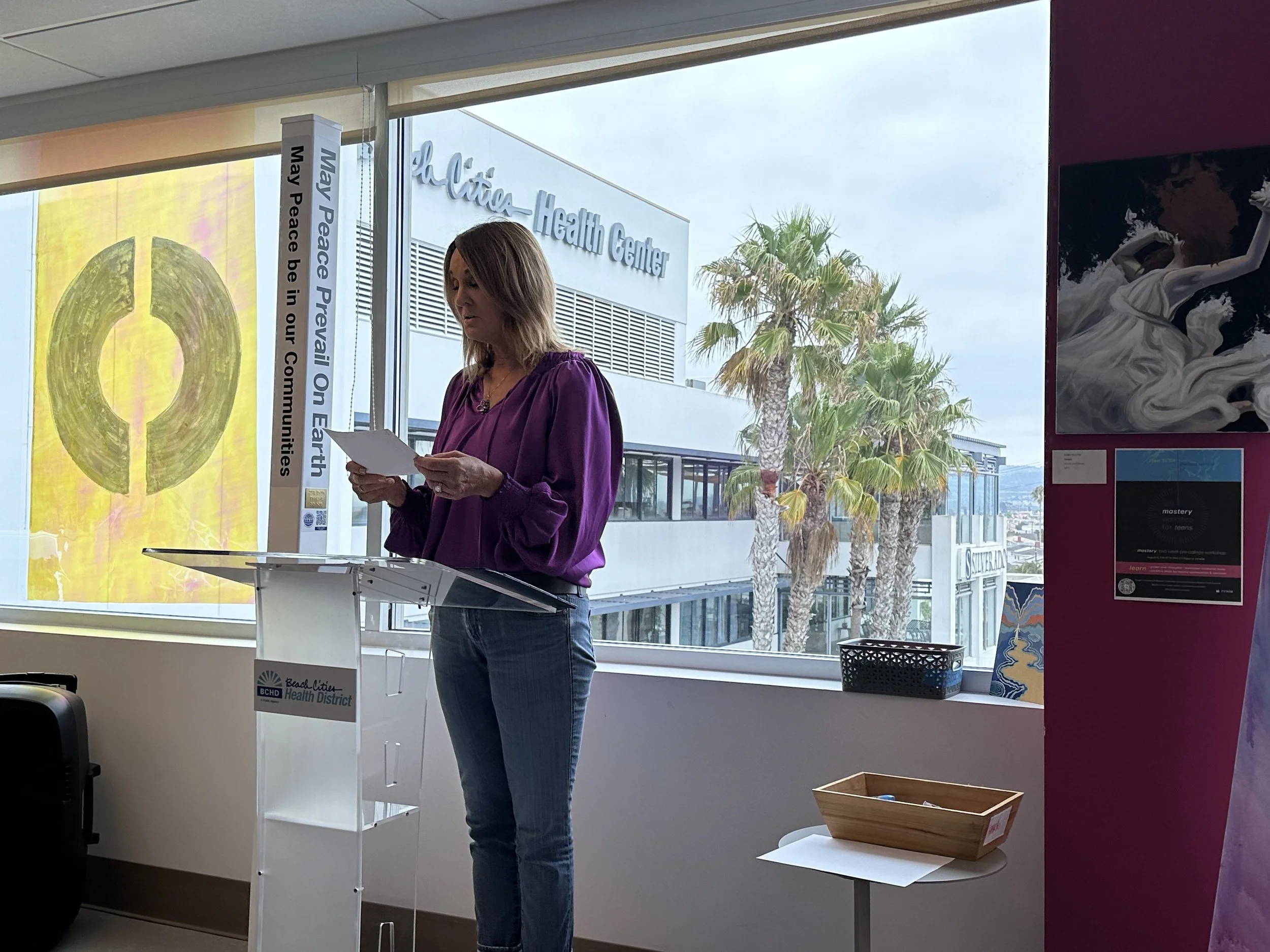 Donna Nicholson, educator and co-founder of STAND4PEACE gives us a lesson on the PEACE POLE project and what it "stands' for.