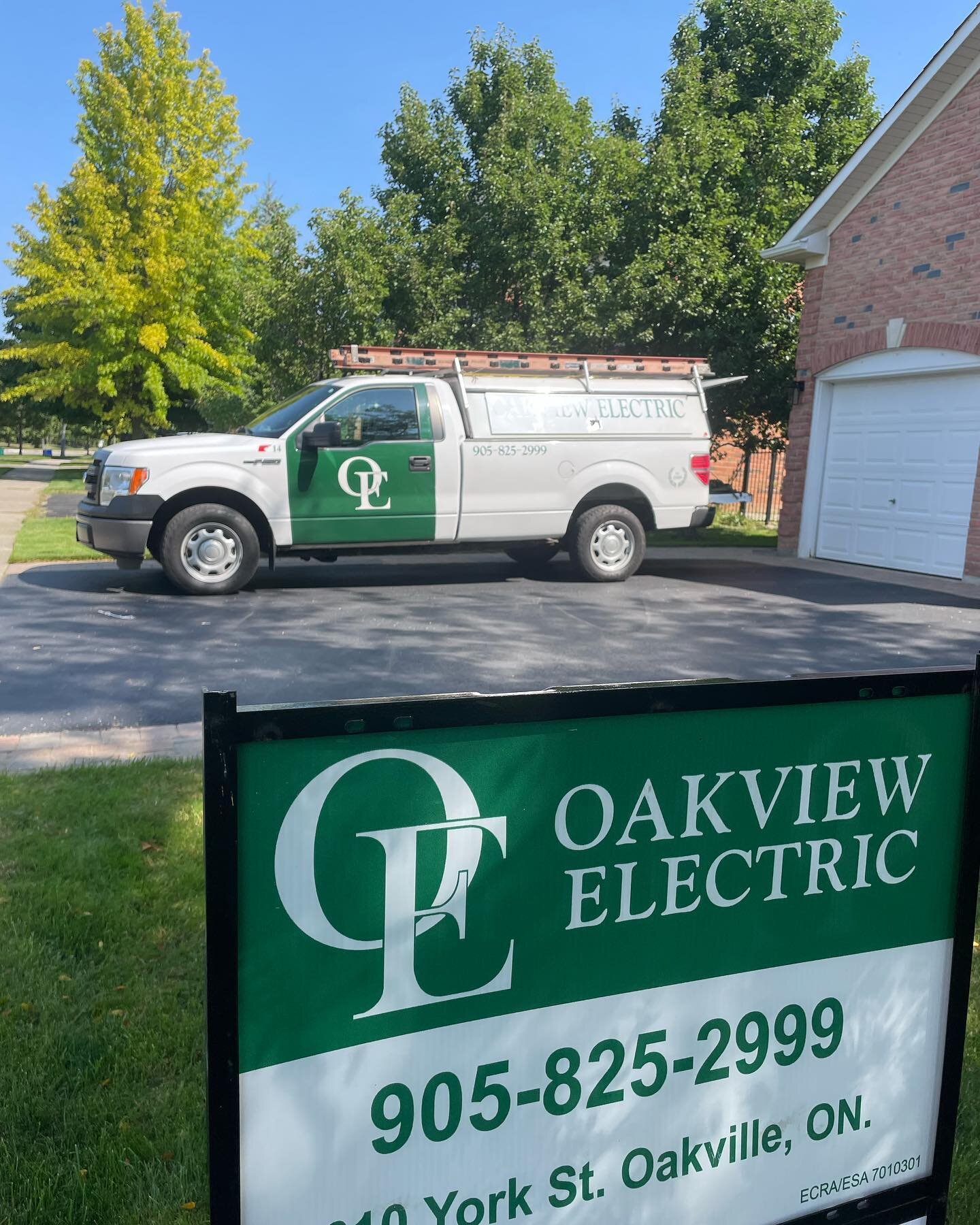 Keep an eye out for our trucks in your neighbourhood. ⚡️⚡️🚛🚛 #electricians #EVchargers #electrical #electriccar #oakville #burlington