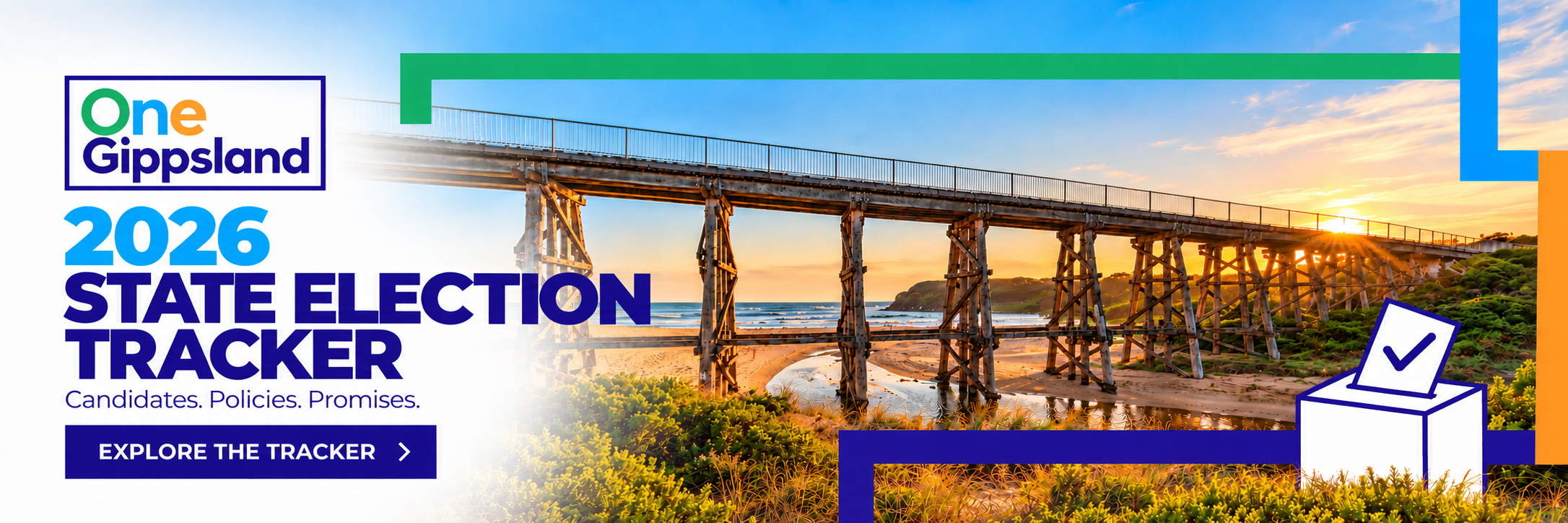 One Gippsland 2026 State Election Tracker — Candidates. Policies. Promises.