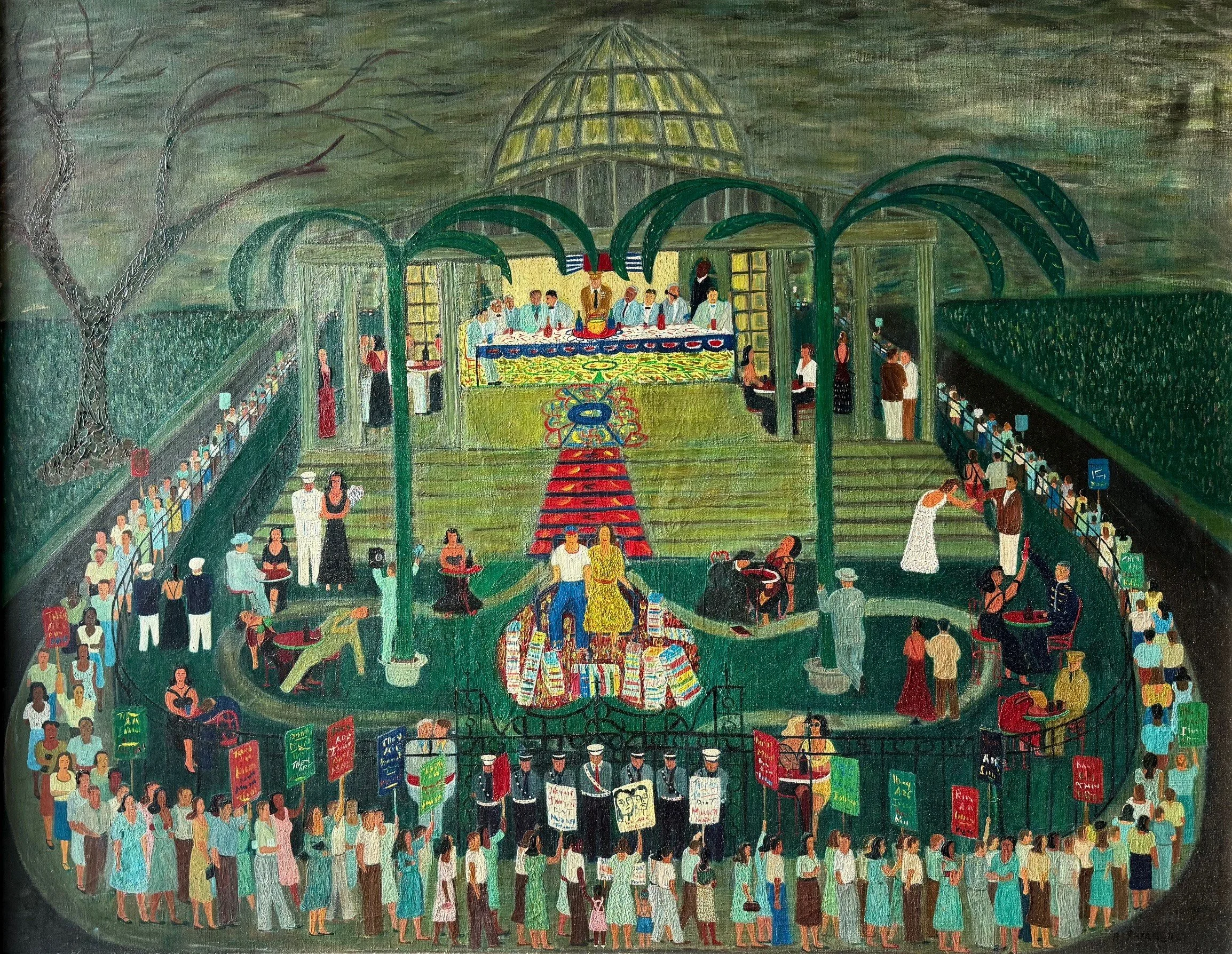 Garden Party - 1954 - Oil on Canvas - 40x50