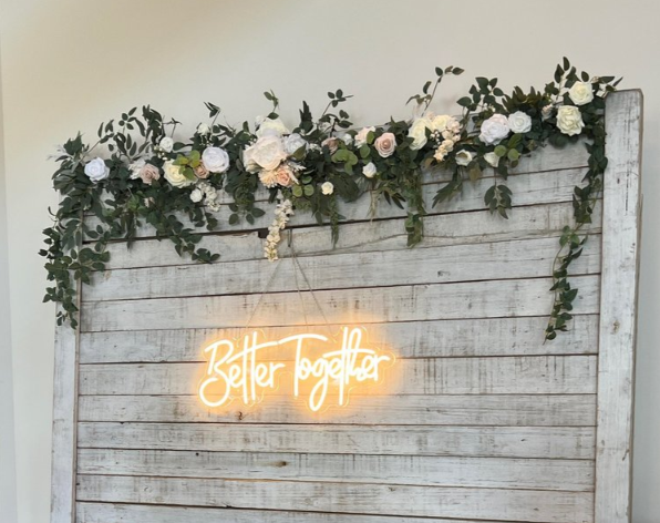 Blush Garland 6.5' long - $40