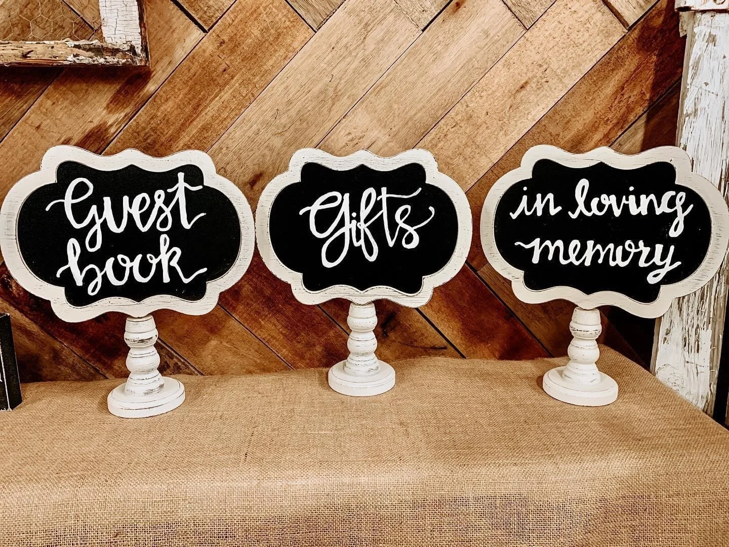 Chalkboard Sign Set - $3 Each
