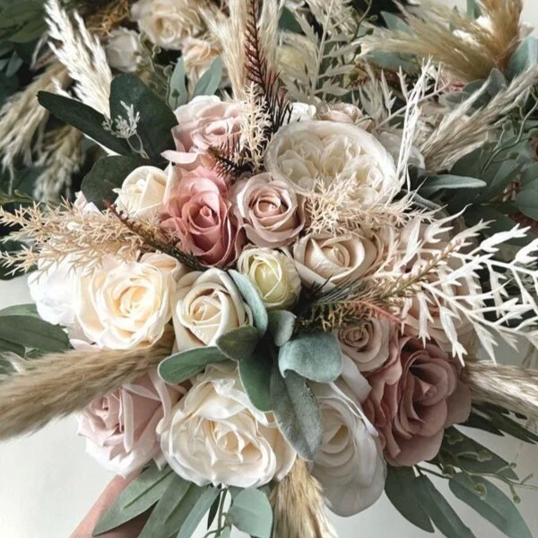 Boho Blush Bridal Bouquet - $30 / Boho Blush Bridesmaid Bouquets - $20 each