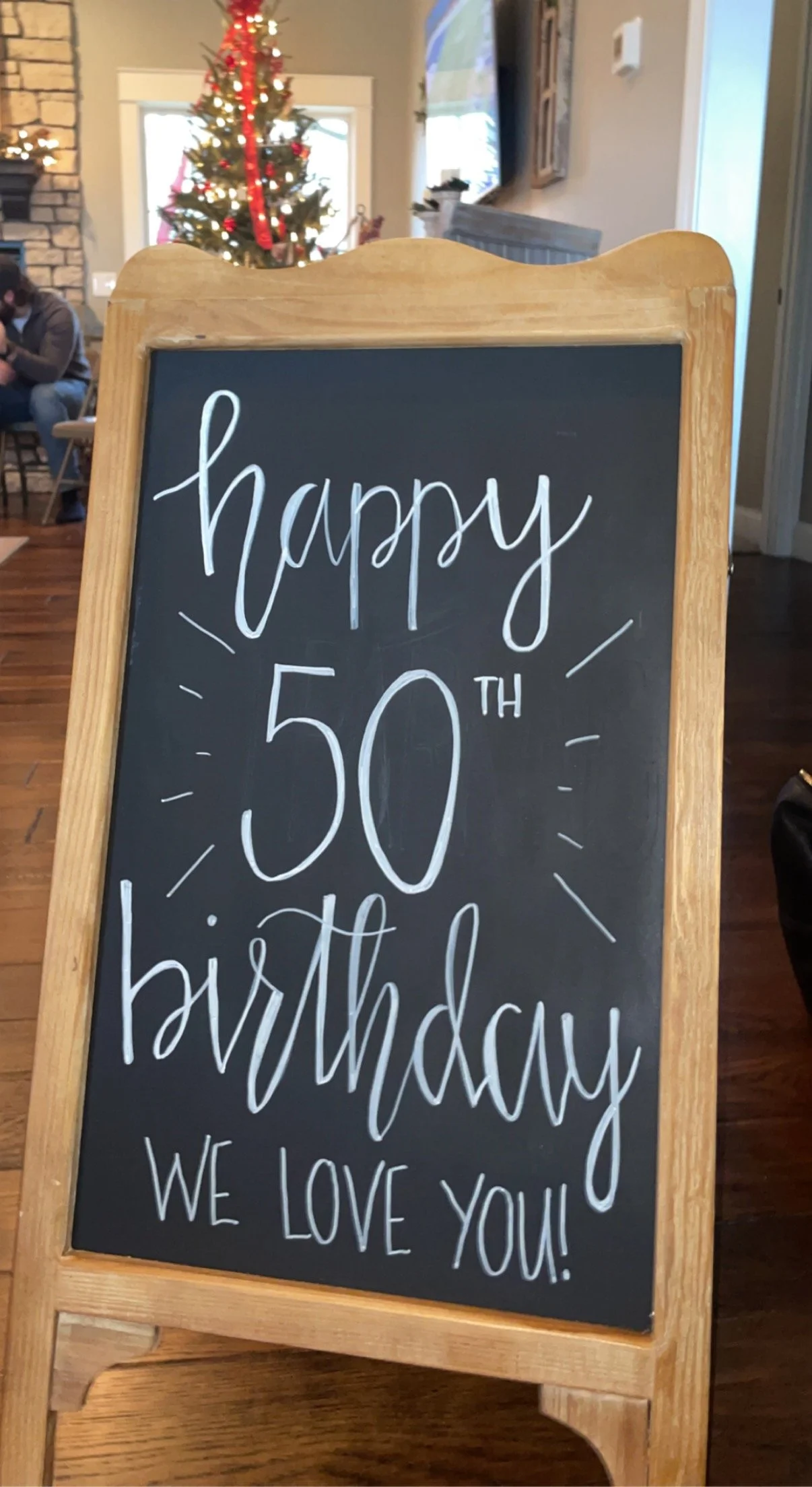 Standing Stained Chalkboard - $10 Blank or customize for an extra fee!