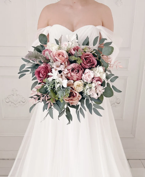 Blush Bridal Bouquet - $30 /  Bridesmaid Blush Bouquet - $15 each