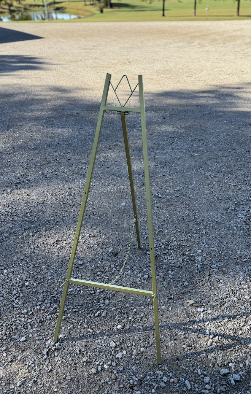 Gold Easel