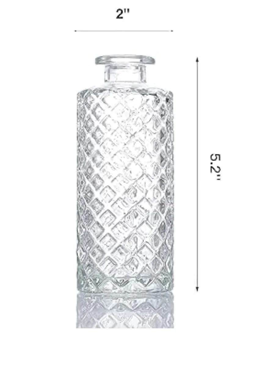 5" Diamond Bud Vase - $ 1each (10 available)