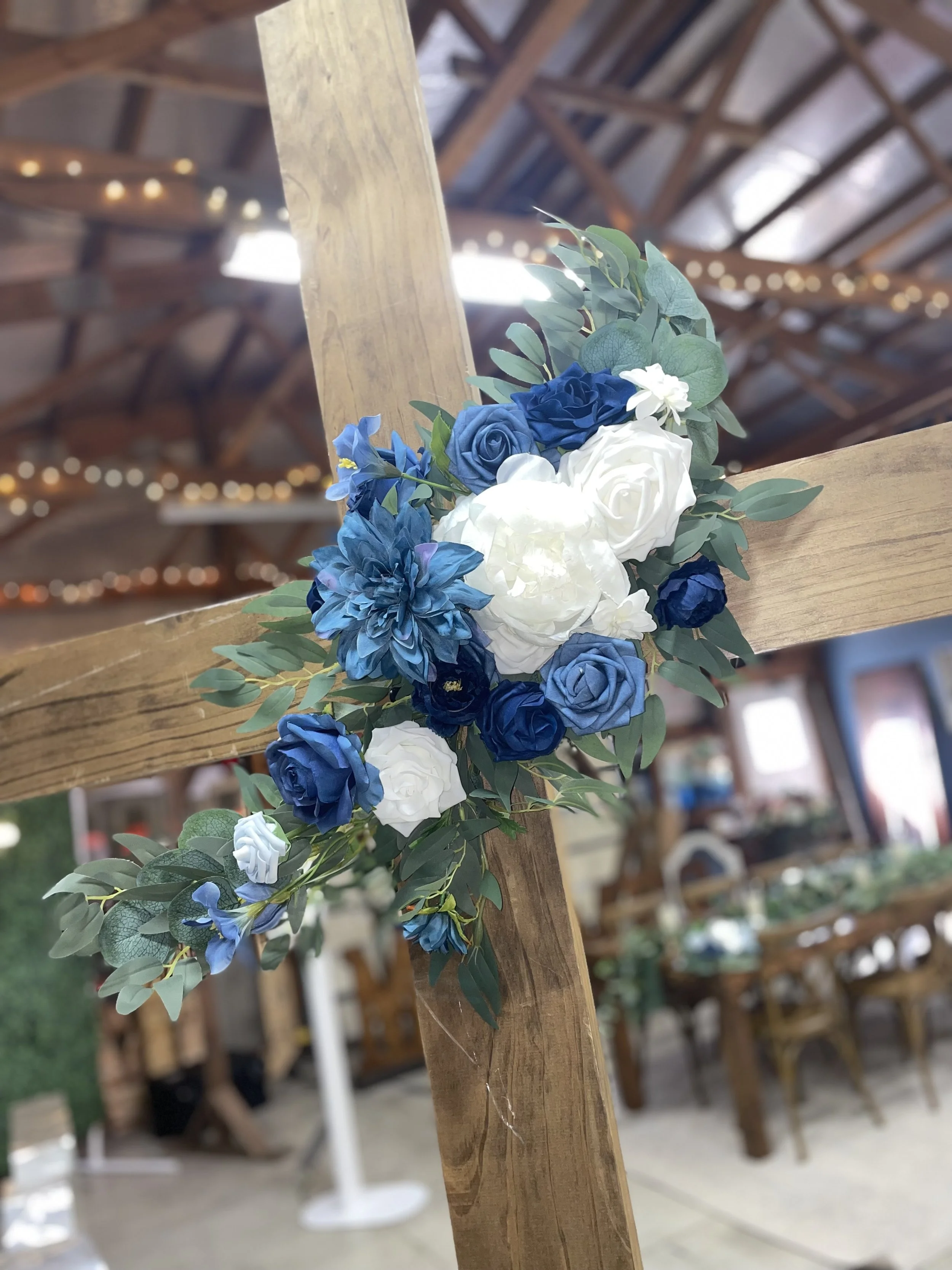 Dusty Blue Arrangement #1- $25 each