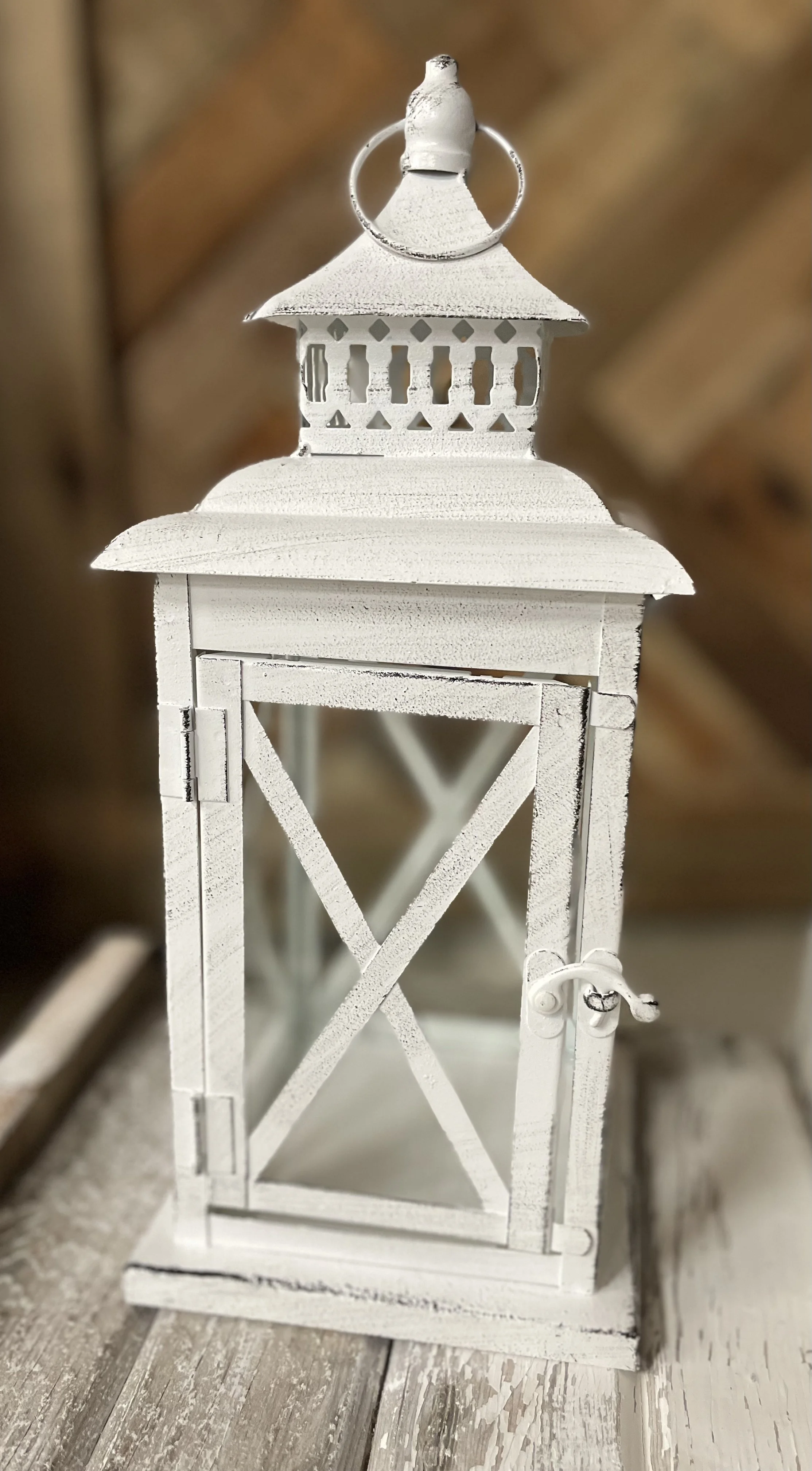 12" White Lanterns - $4 each
(25 available)
Add Flameless candle - $1.50