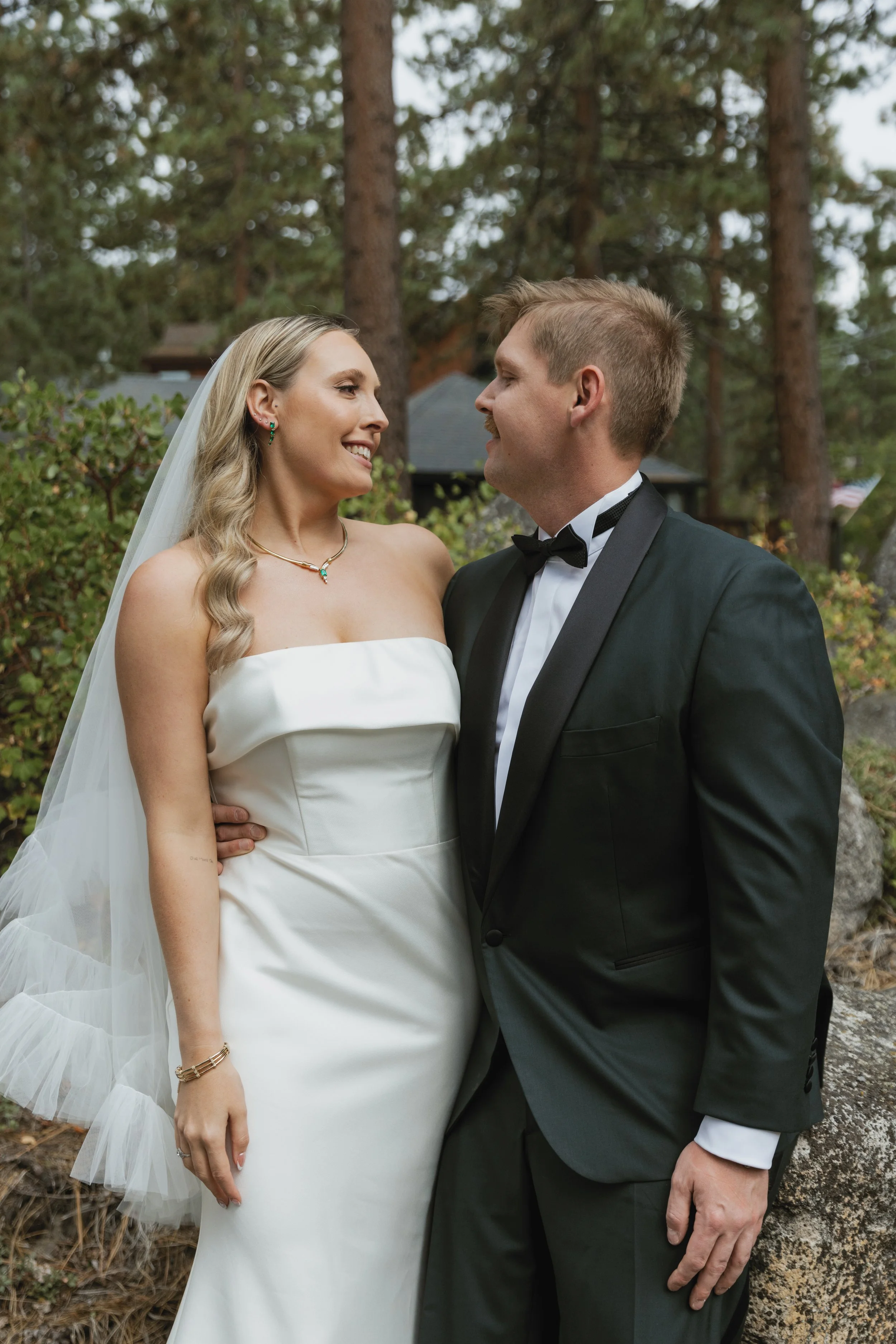 Edgewood Lake Tahoe Wedding featured in Rocky Mountain Bride Magazine