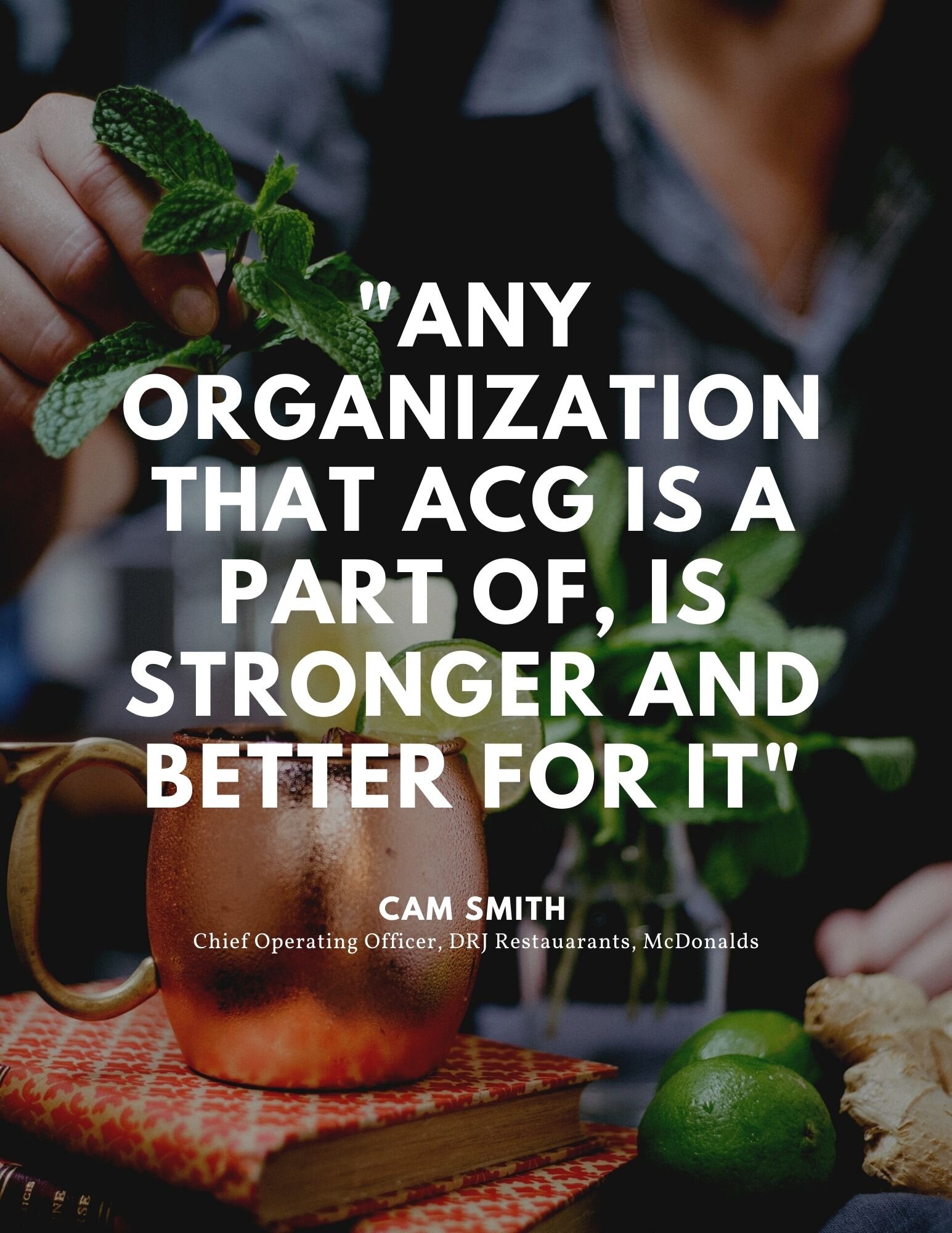 Cam Smith, COO McDonald's