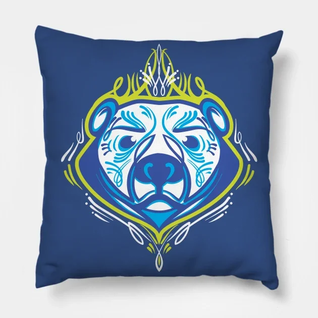 Pinstripe Polar Bear