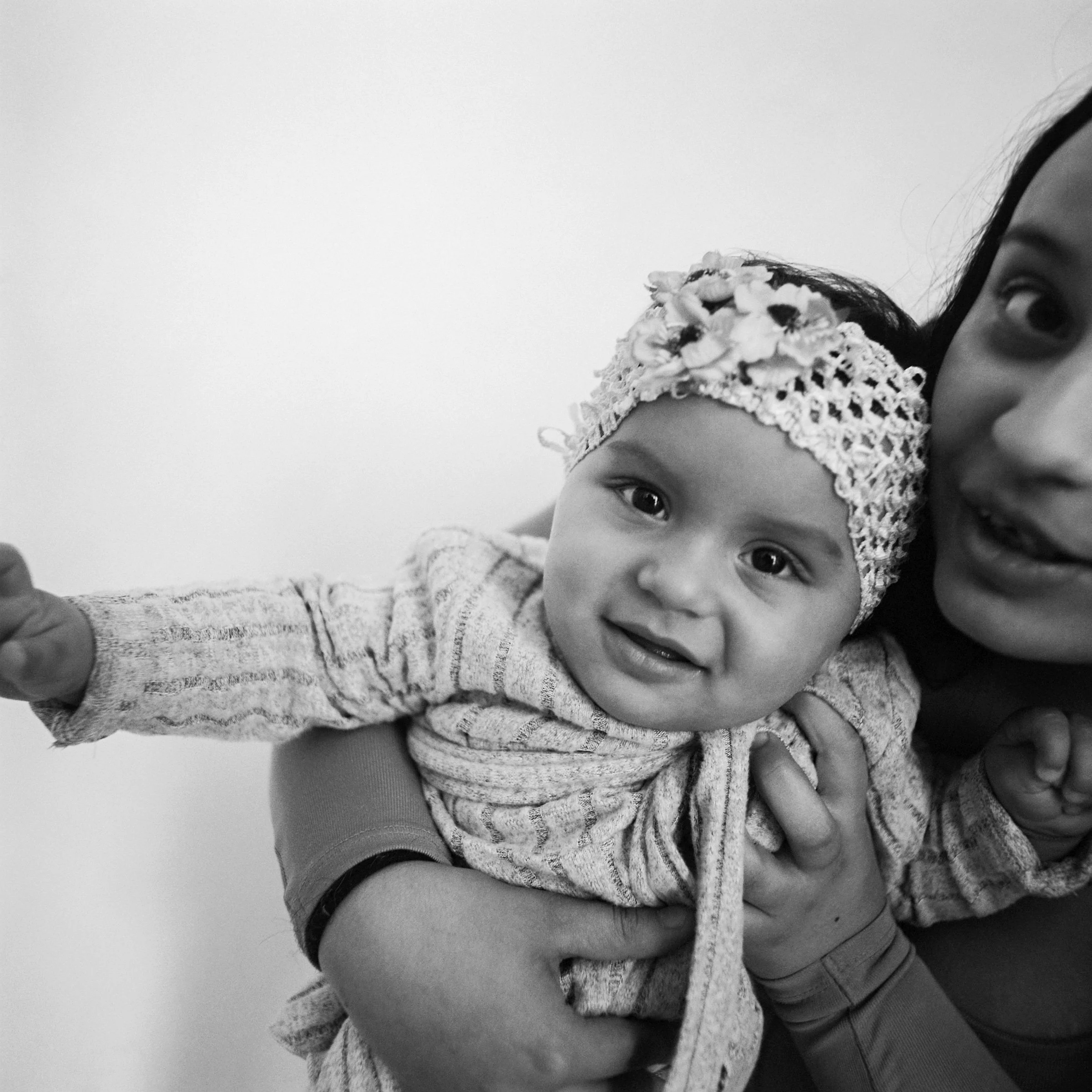 Mother and Daughter Chánov, Most - Roma Slum of Czechia