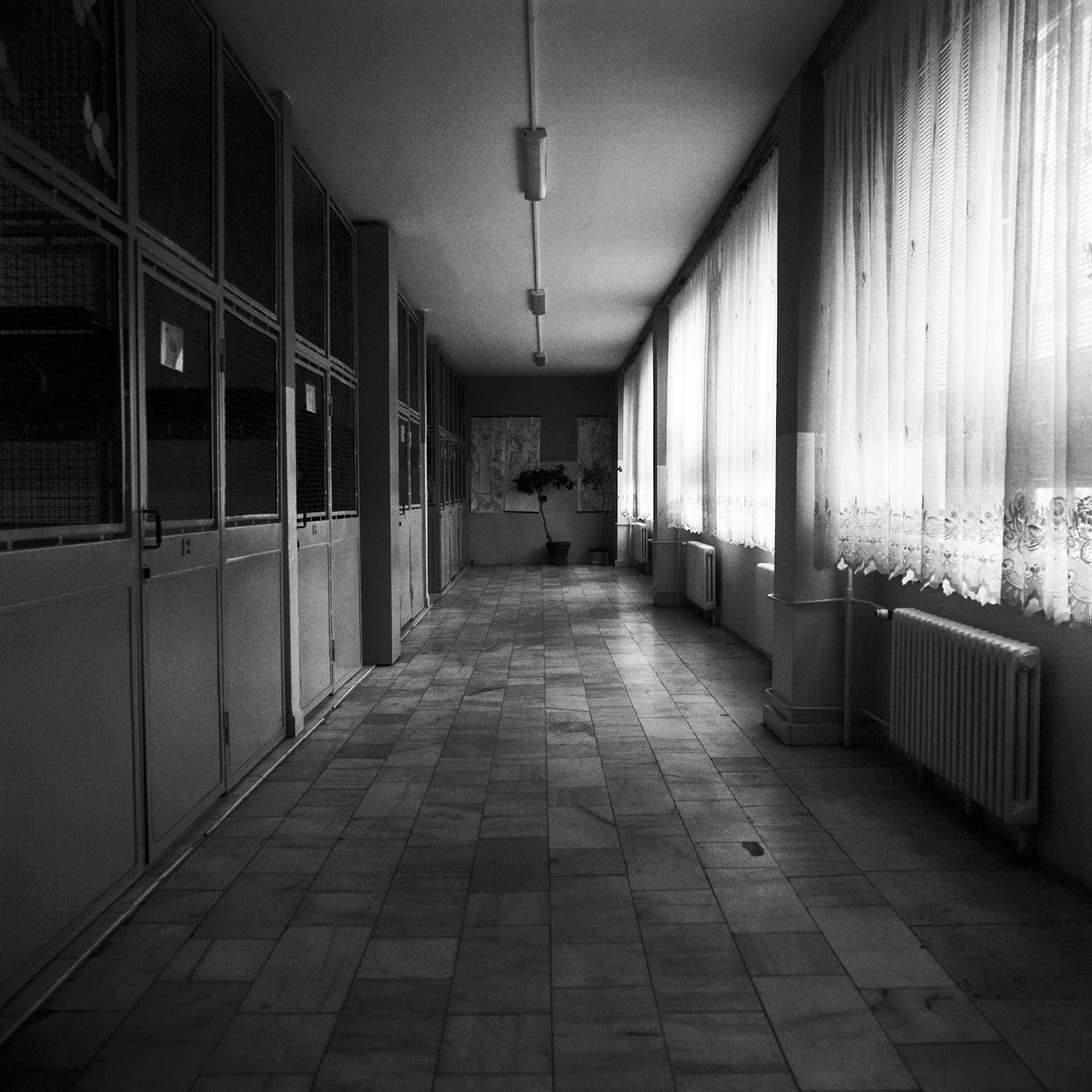 School Corridor Chánov, Most - Roma Slum of Czechia