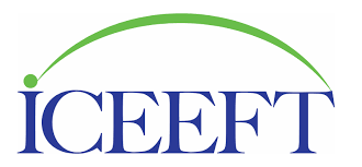 ICFET logo with blue text and green curved line above