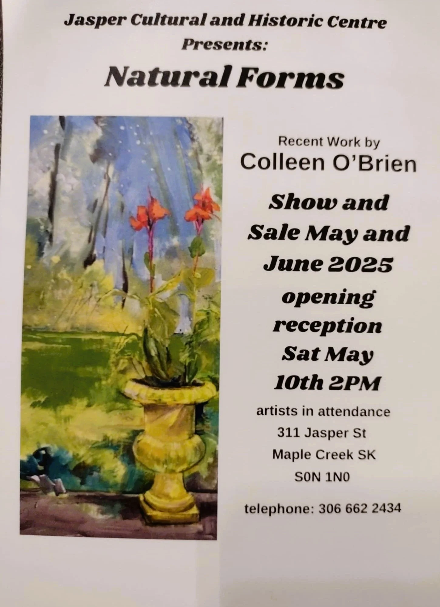 Colleen O'Brien at the Jasper Cultural and Historic Centre