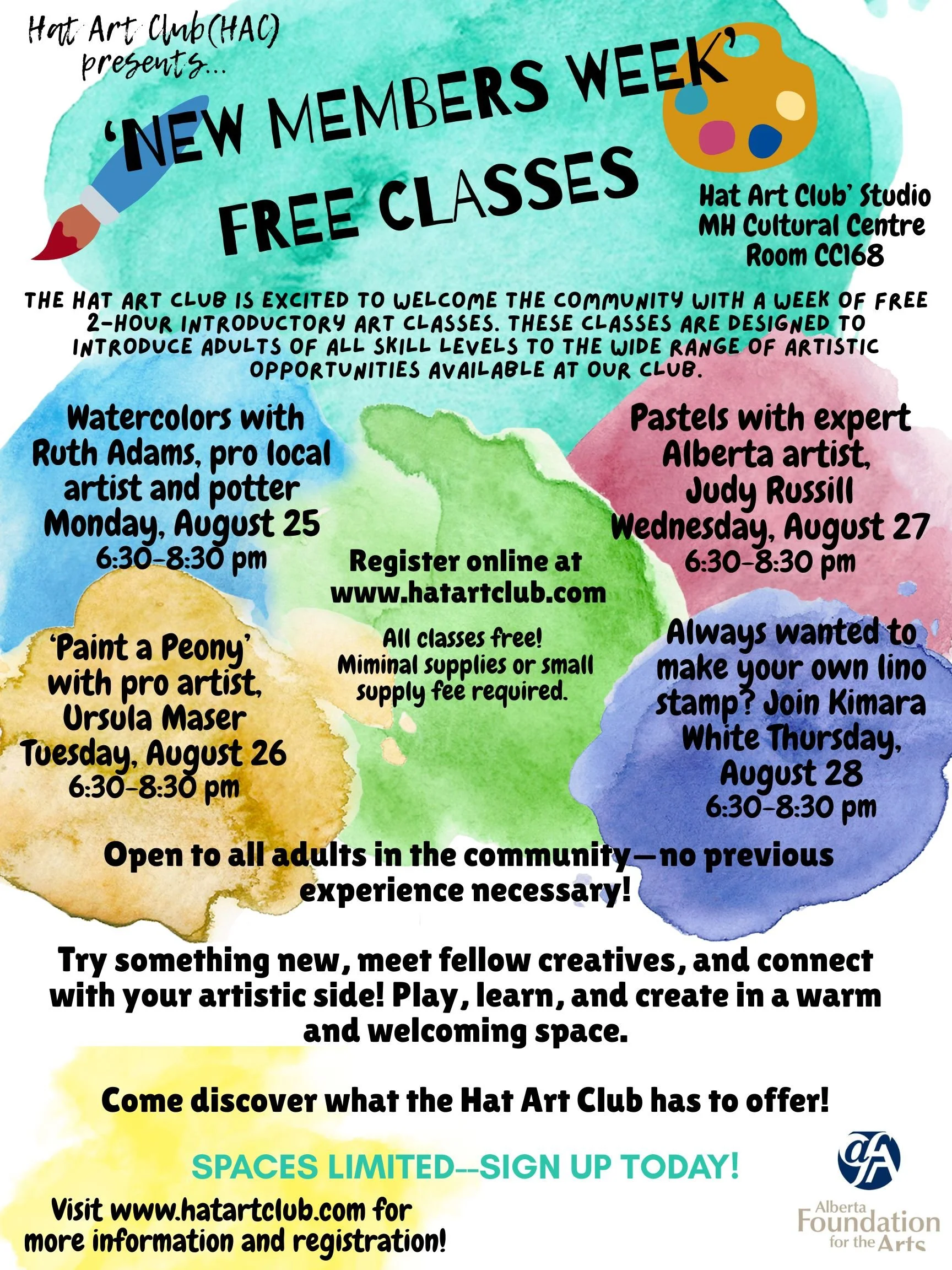 HAC "New Members Week" Free Classes!