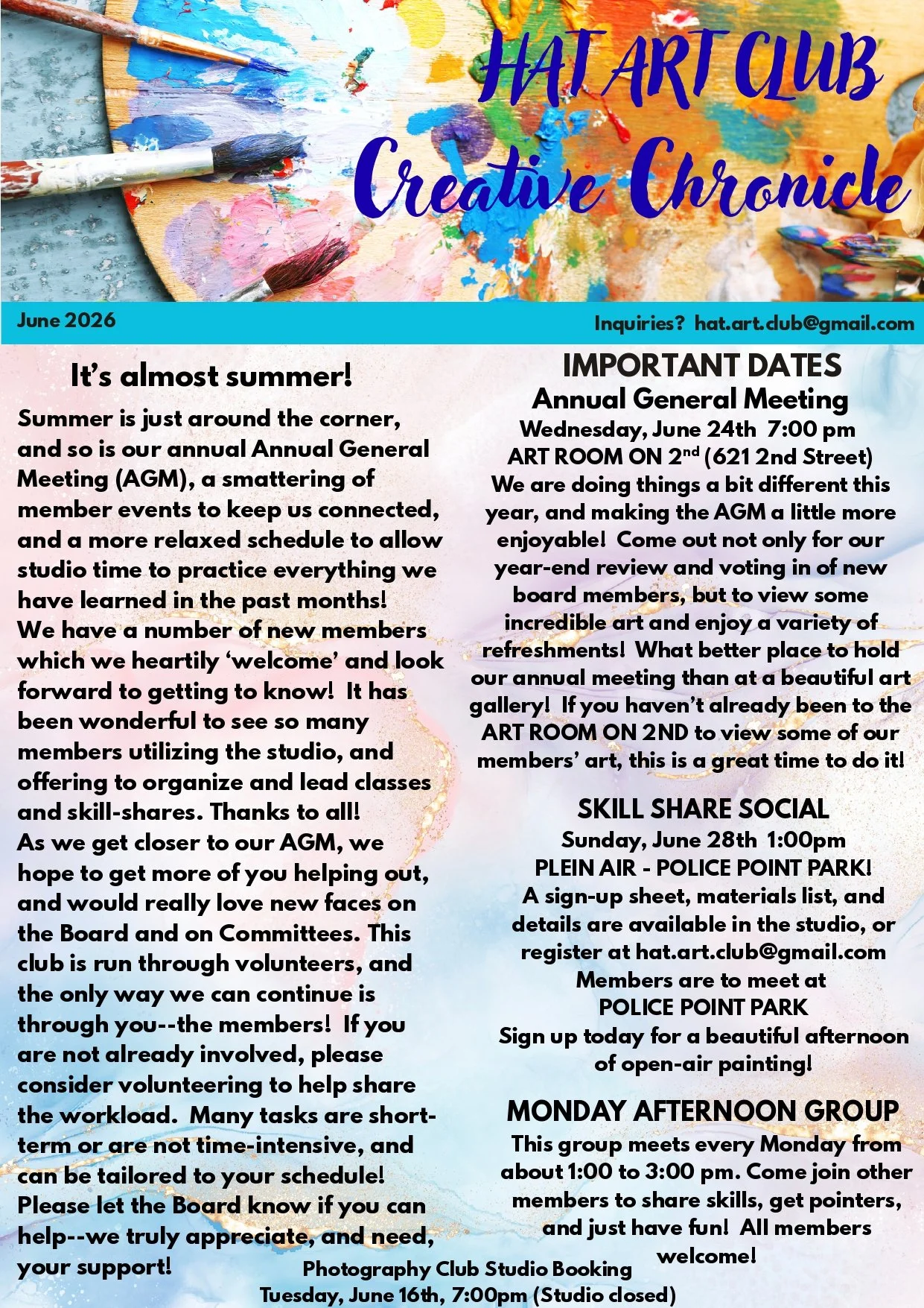 June Newsletter!