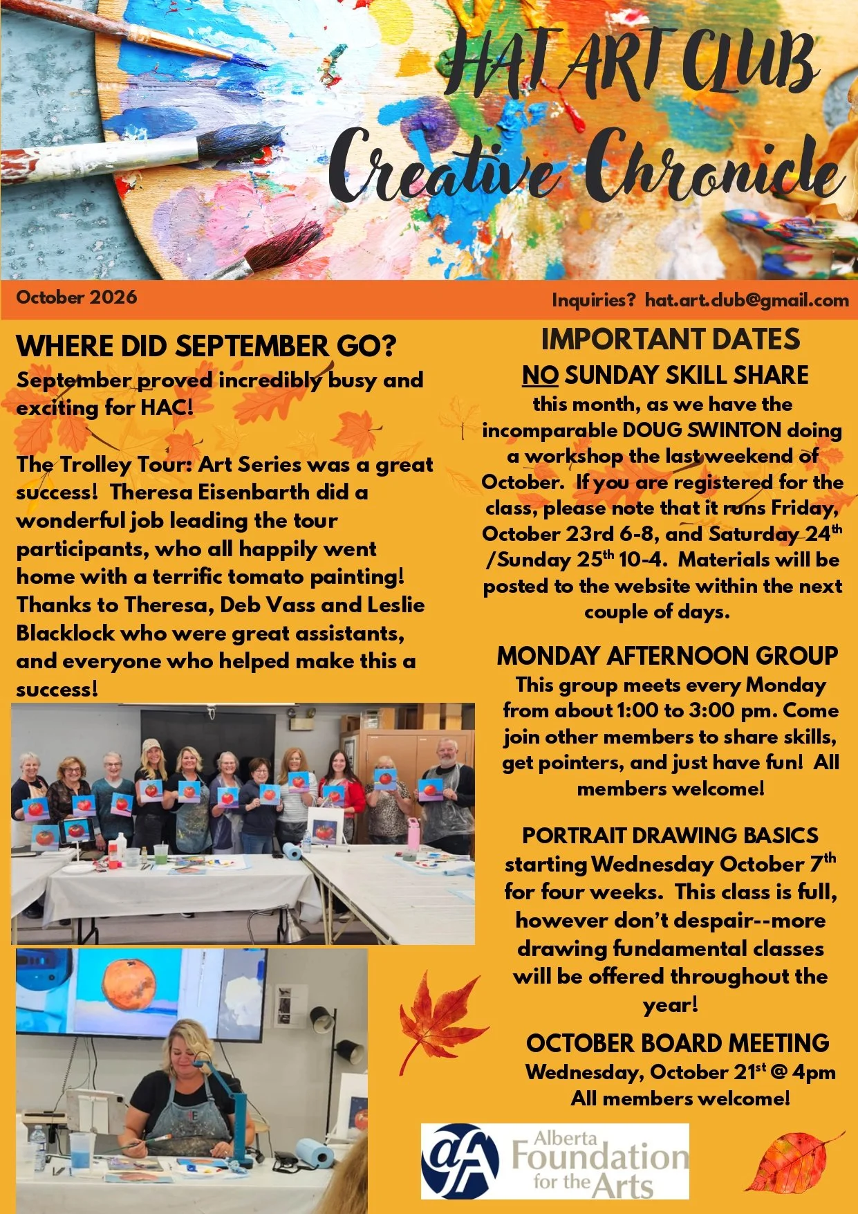 October Newsletter!
