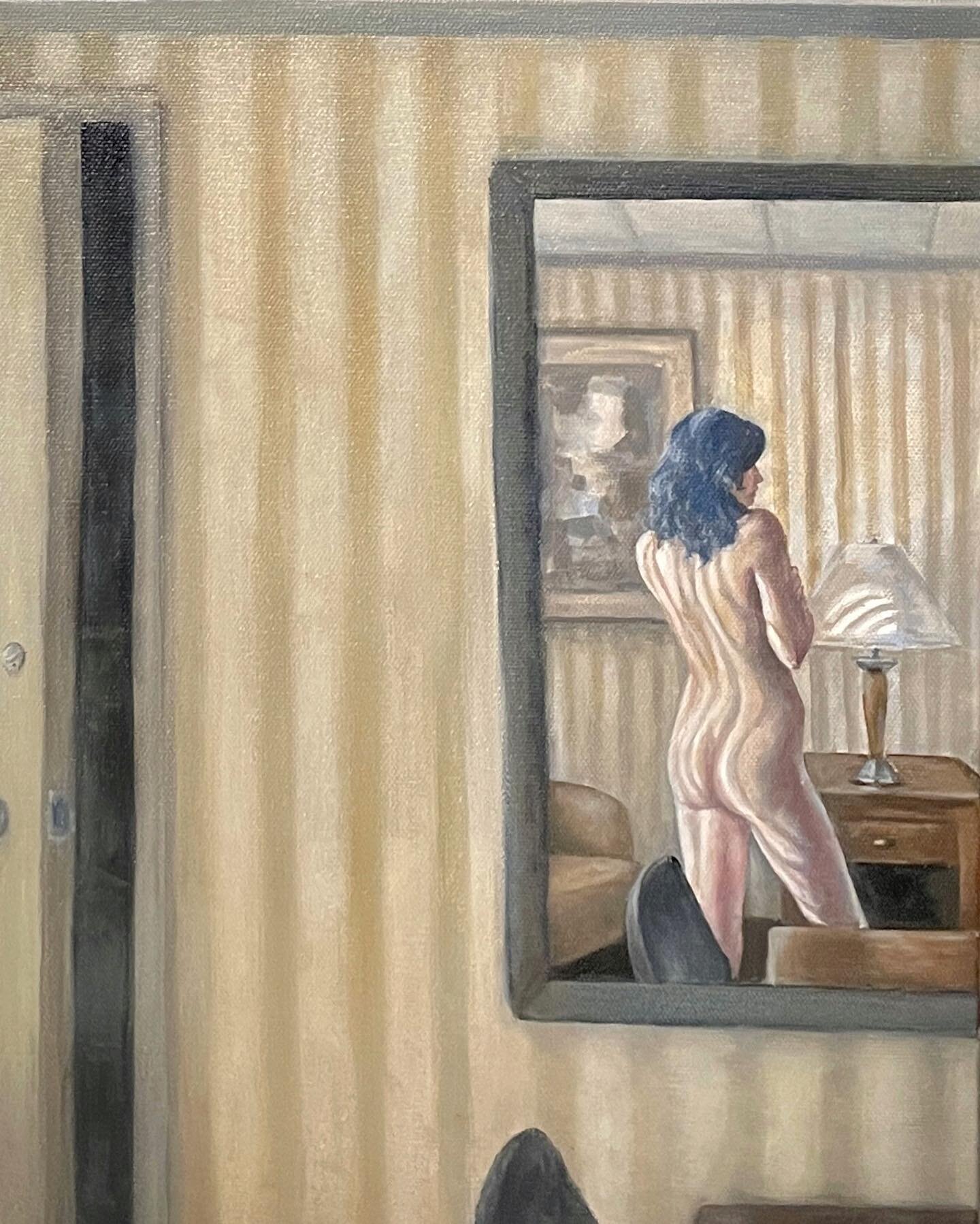 &ldquo;By the Hour&rdquo;, 2023, 16&rdquo; x 20&rdquo;, oil on canvas 

#oilpainting #oiloncanvas #figurativeart #figurativepainting #contemporaryart #contemporaryfigurativeart #realisticpainting #emilystrongfineart #gamblinpaints #solitude