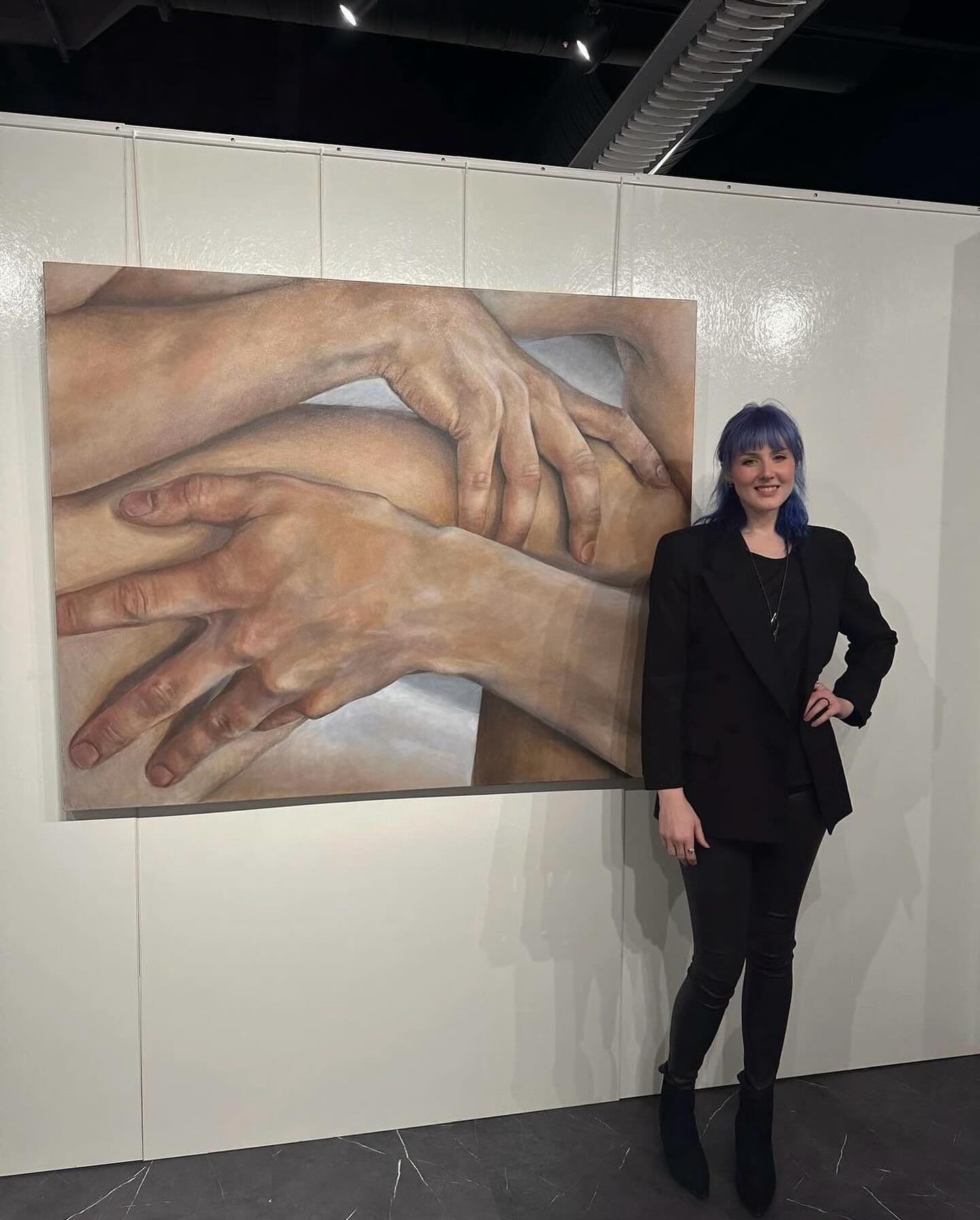 We have reached the final week to see &ldquo;Because I Am Flesh&rdquo; @lcccglassboxgallery ✨

I will be at the gallery Friday, April 5 from 4-7pm if anyone wants to come see the exhibition in its final moments and chat! 🖤 

The gallery is located i