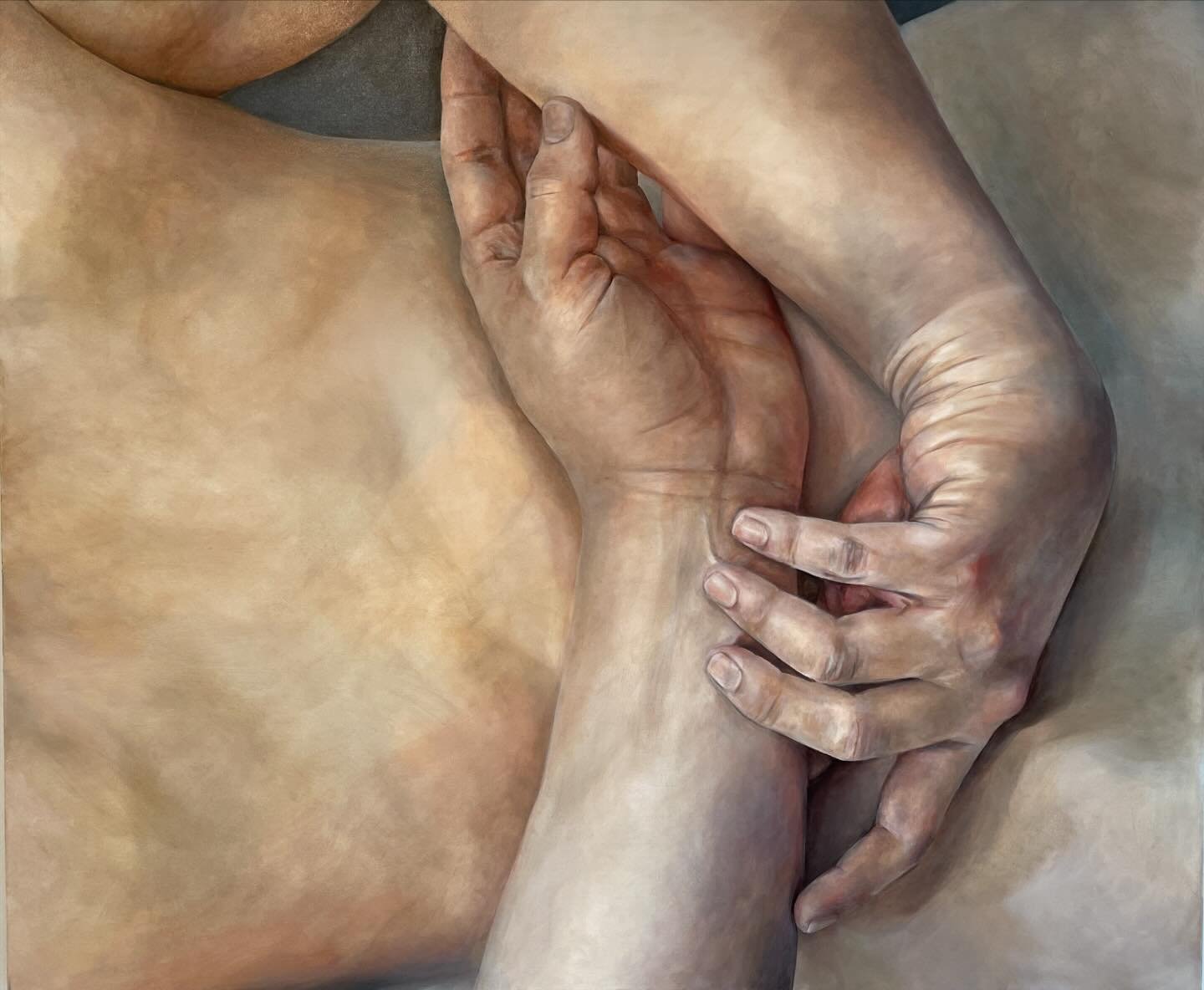 &ldquo;Bearing&rdquo;, 2024, oil on canvas, 5&rsquo;x6&rsquo;

There are about 2 weeks left to see &ldquo;Because I Am Flesh&rdquo; @lcccglassboxgallery , on display through April 5! 

Located in the Rothrock Gallery 
4750 Orchard Road, Schnecksville