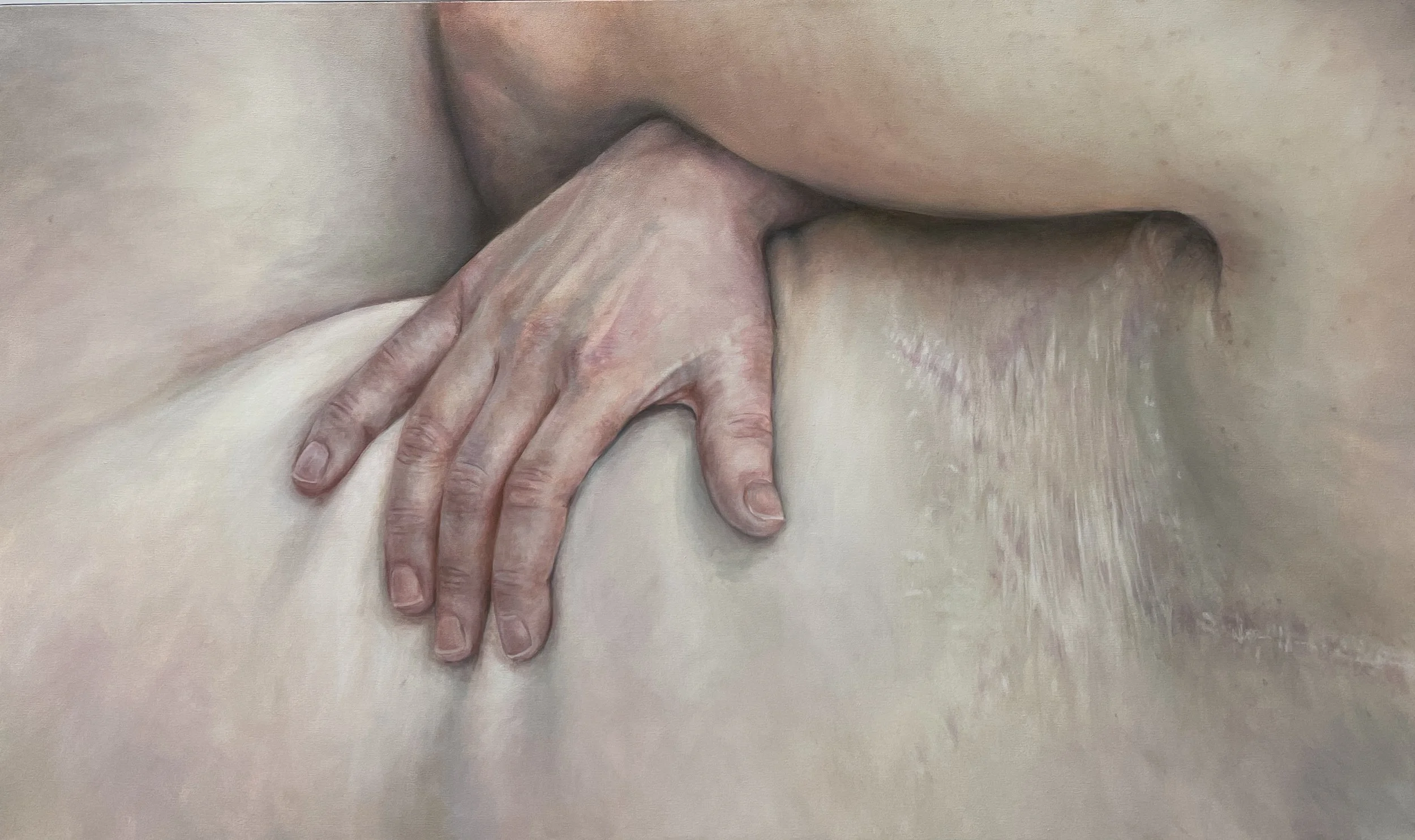 Relics, 2025, oil on canvas, 36" x 60"