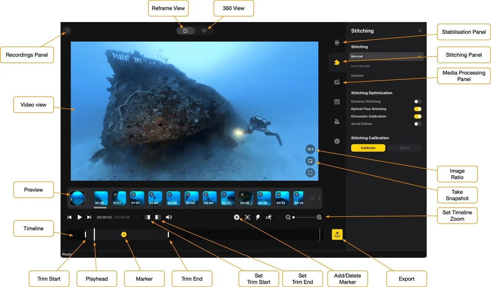 How to quickly stitch a 360 video with Insta360 Studio — Mantis Sub ...