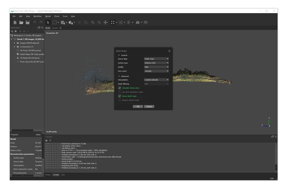 Photogrammetry: How to create a 3D model from 360 video in an hour or ...
