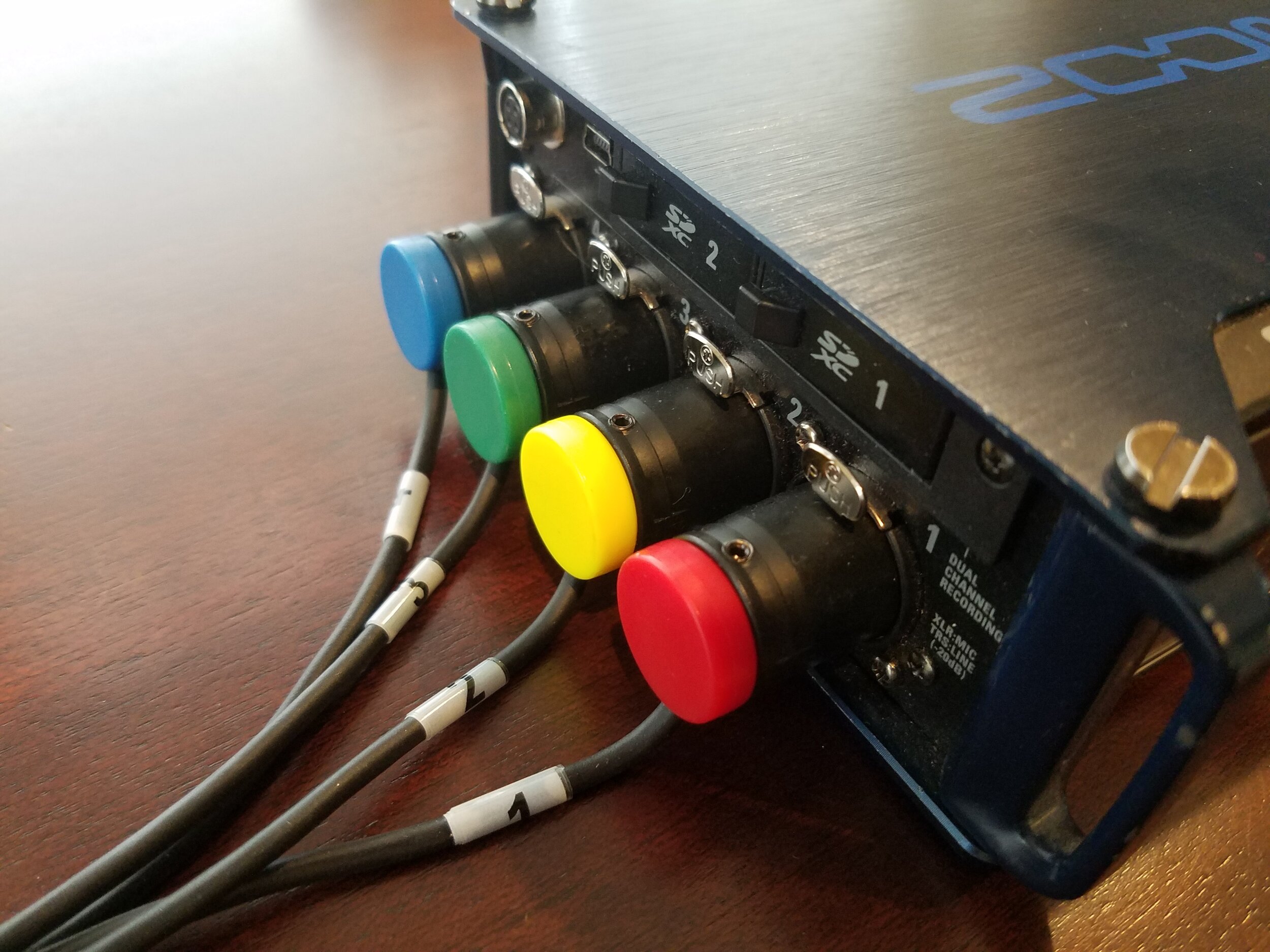 Low Profile Right Angle XLR-M Plug Option For Both PPAc8 Receivers