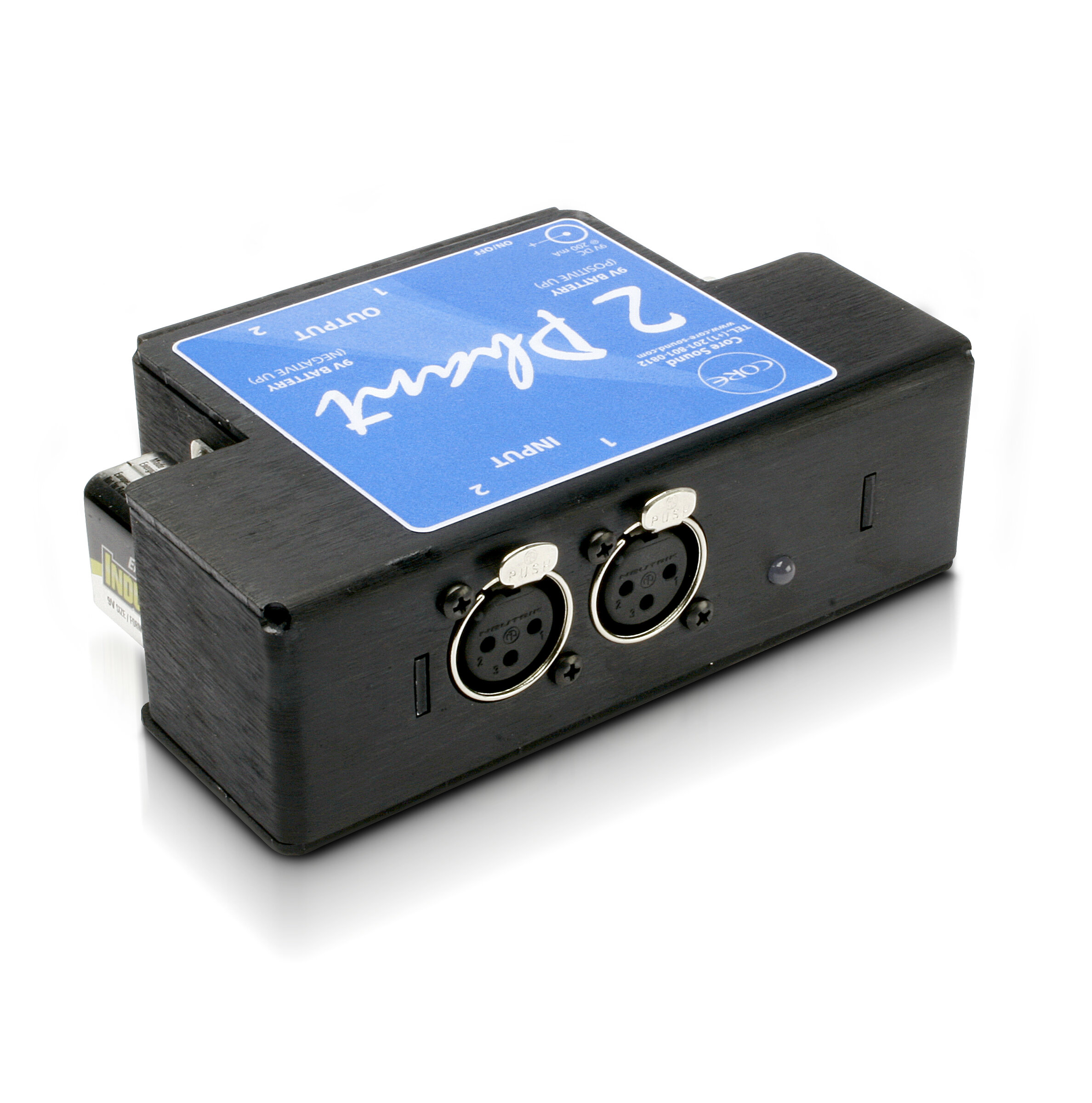 Sound 2Phant™ Portable Dual Phantom Power Supply — Core Sound